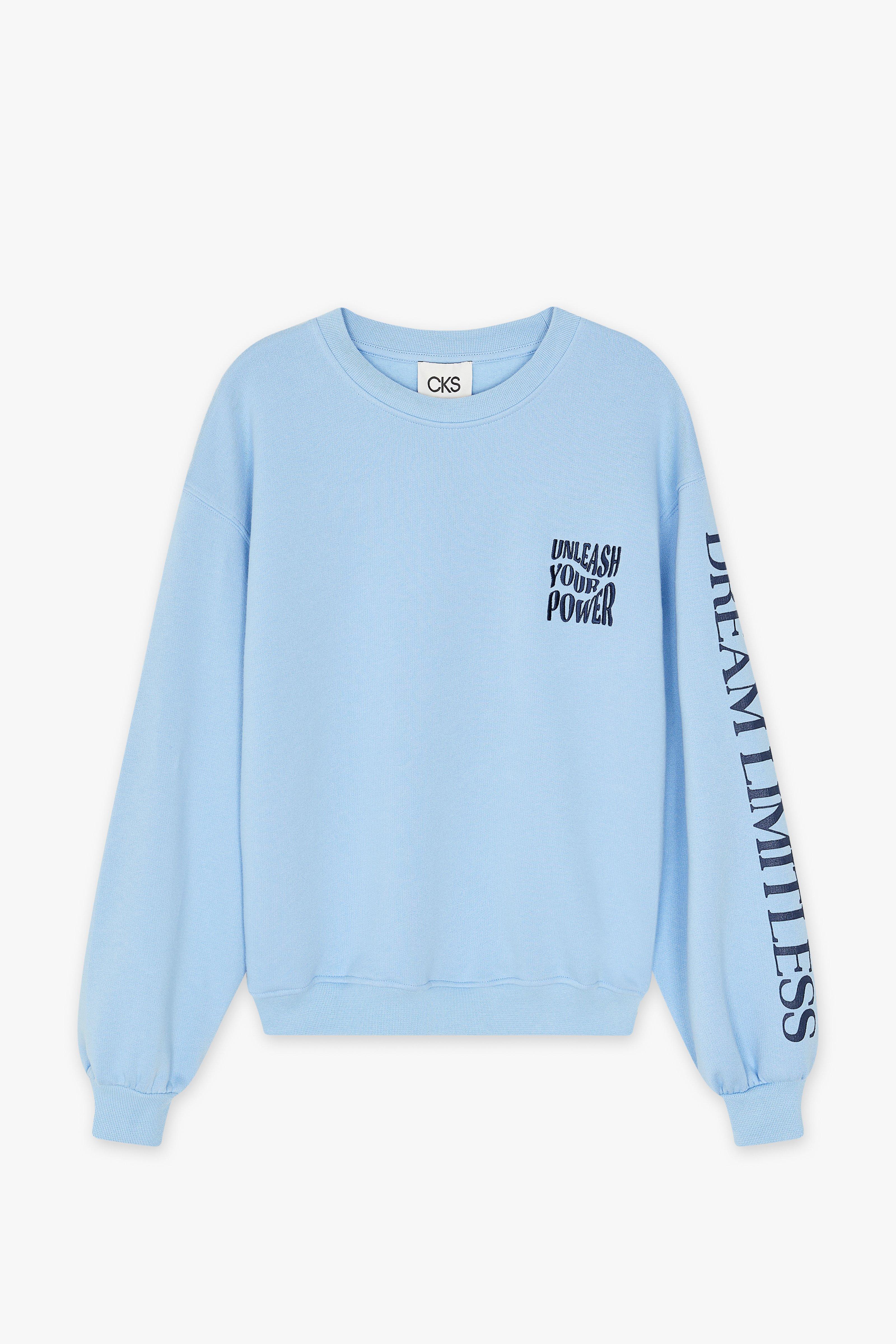 CKS Dames - SWEN - sweatshirt - bleu clair