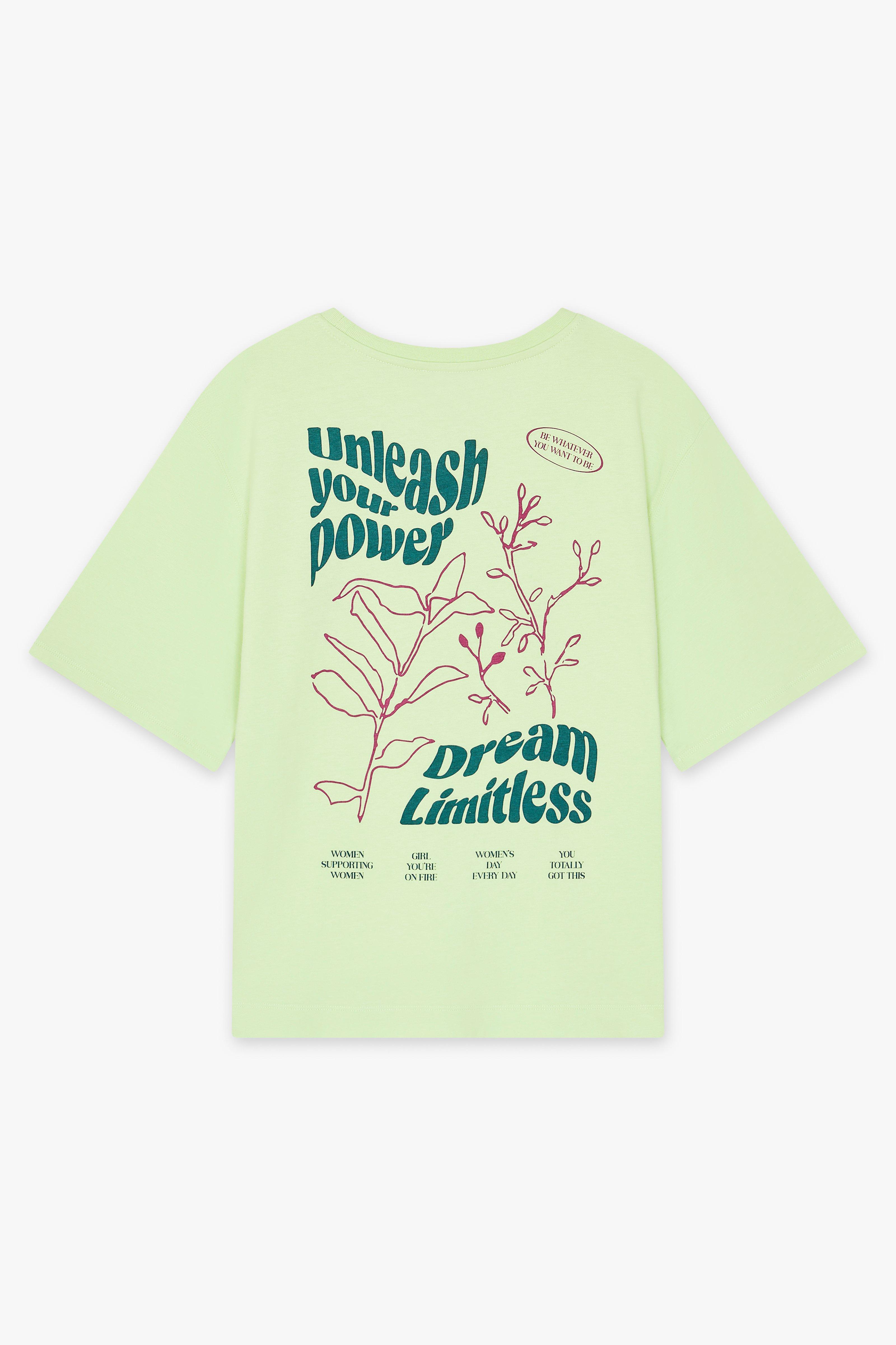 CKS Dames - SARIA - t-shirt à manches courtes - vert clair