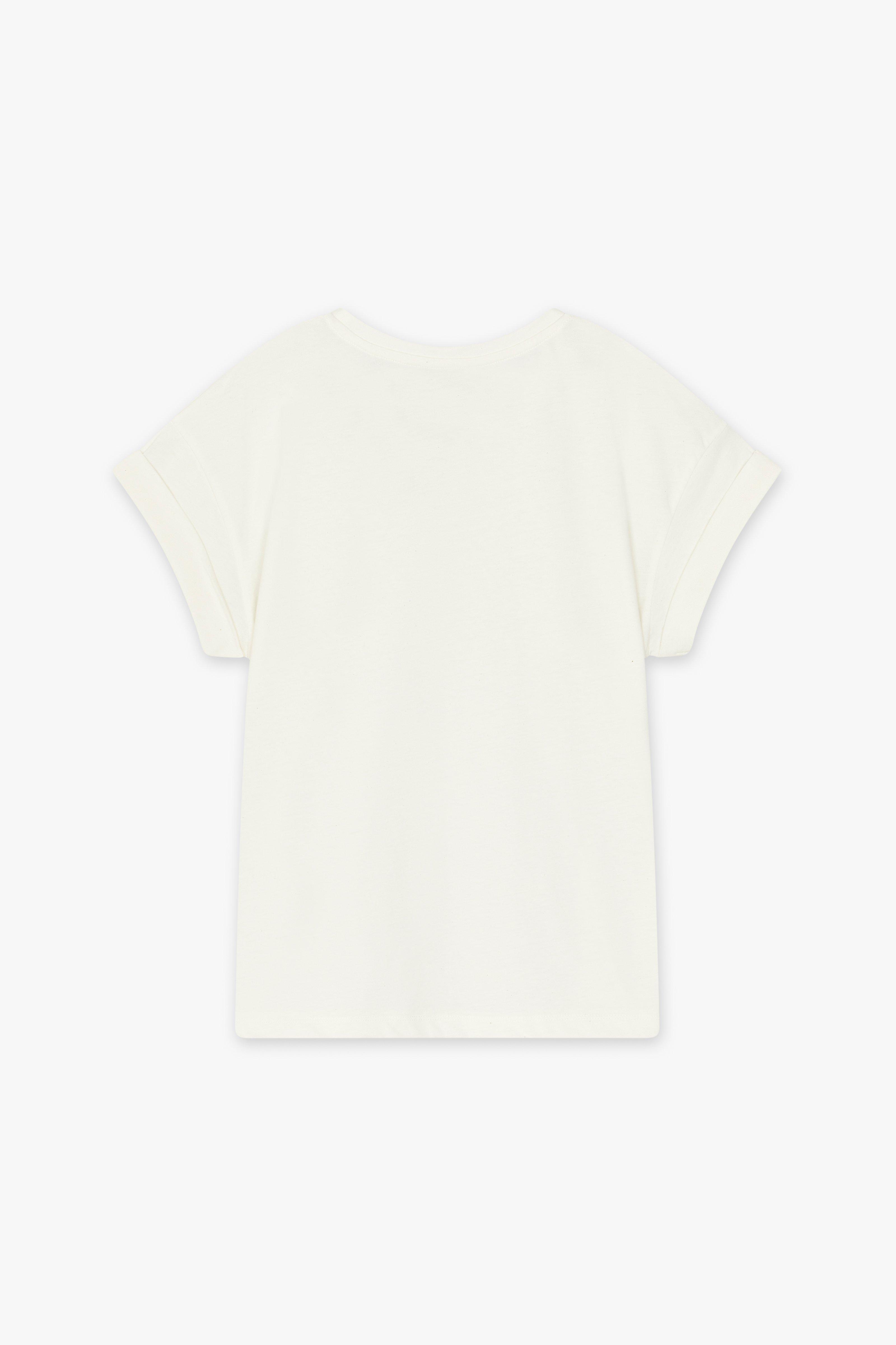 CKS Dames - JUNAB - t-shirt à manches courtes - beige clair
