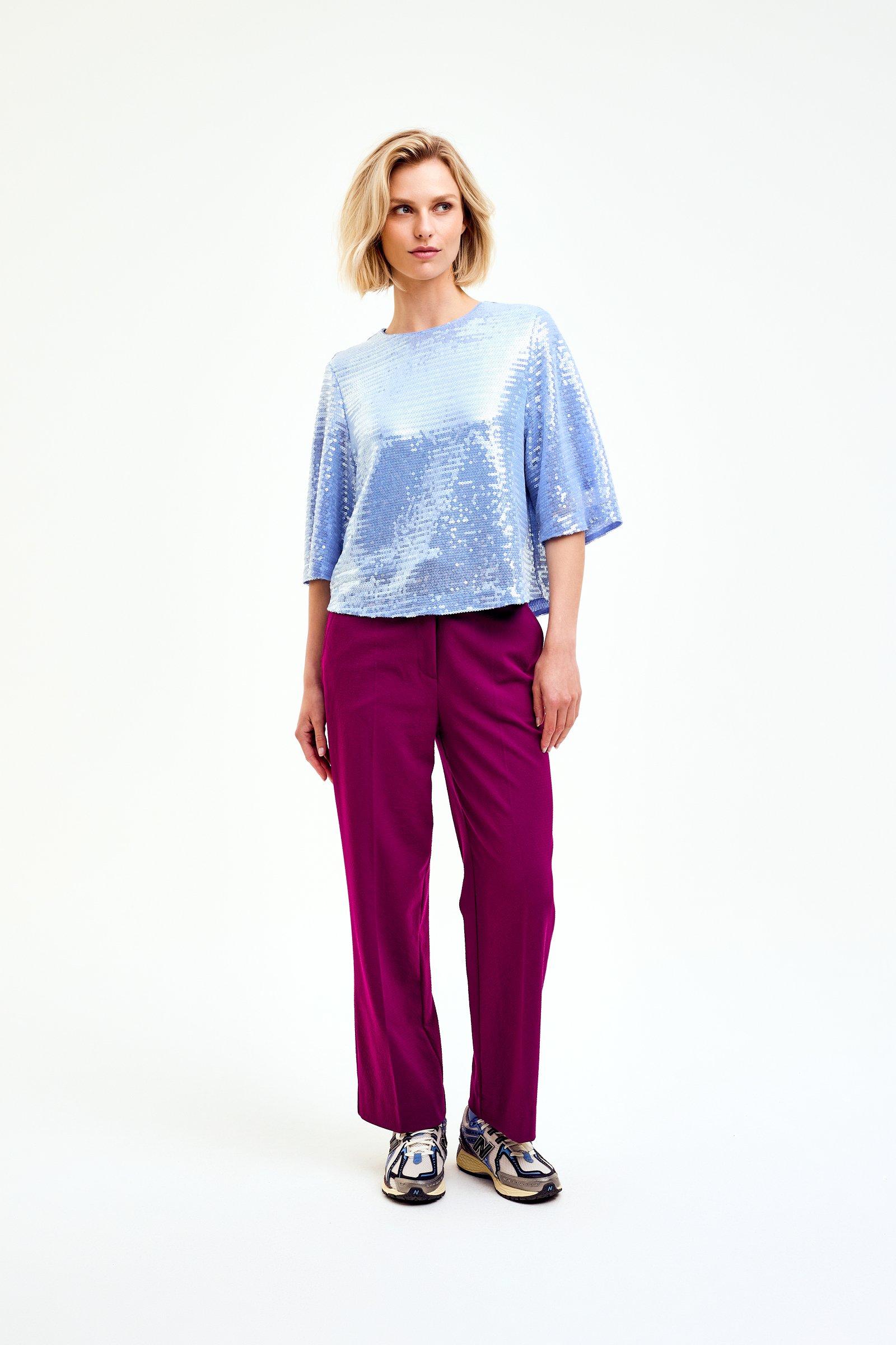 CKS Dames - TONKSA - long trouser - purple