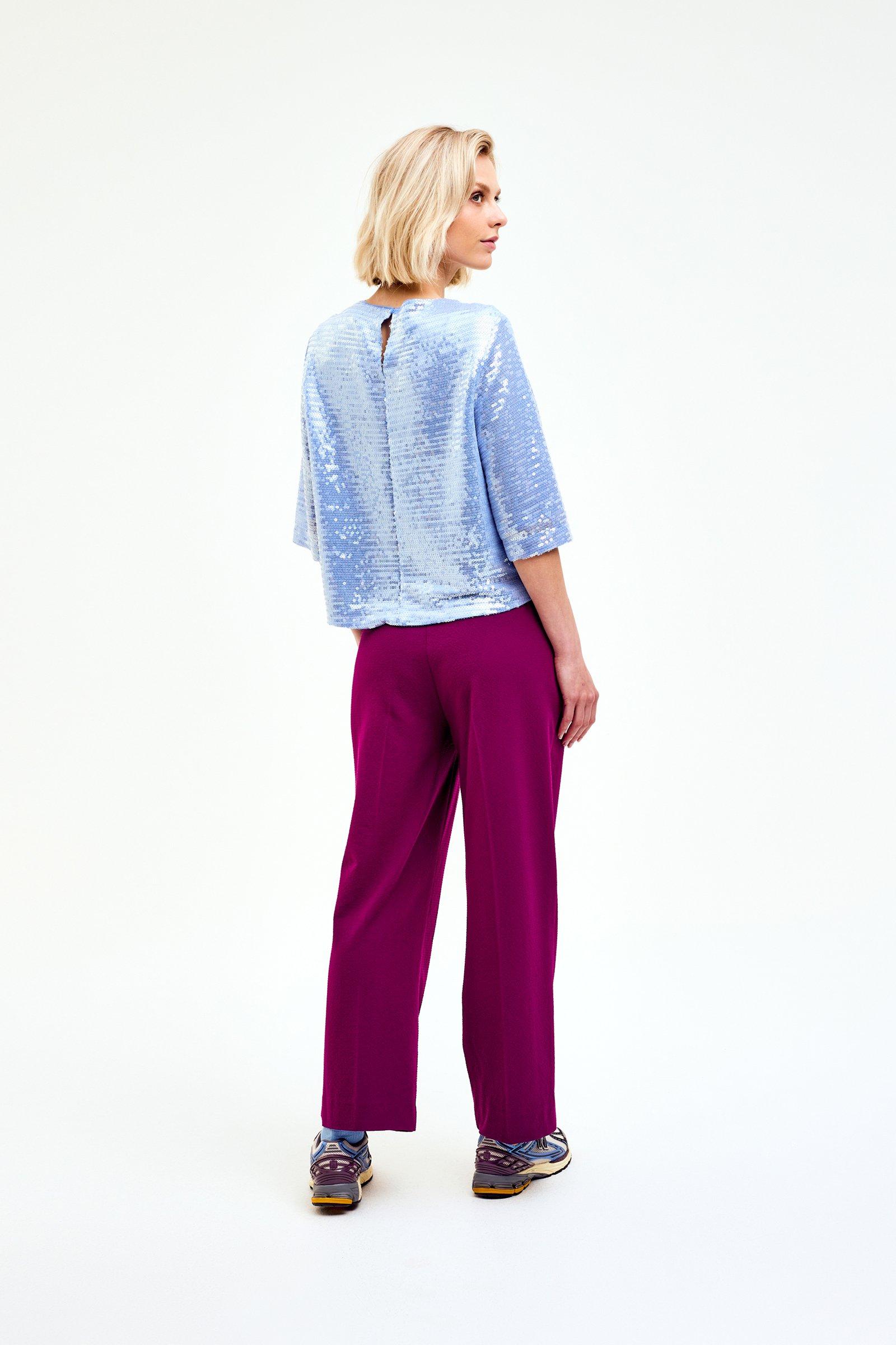 CKS Dames - TONKSA - long trouser - purple