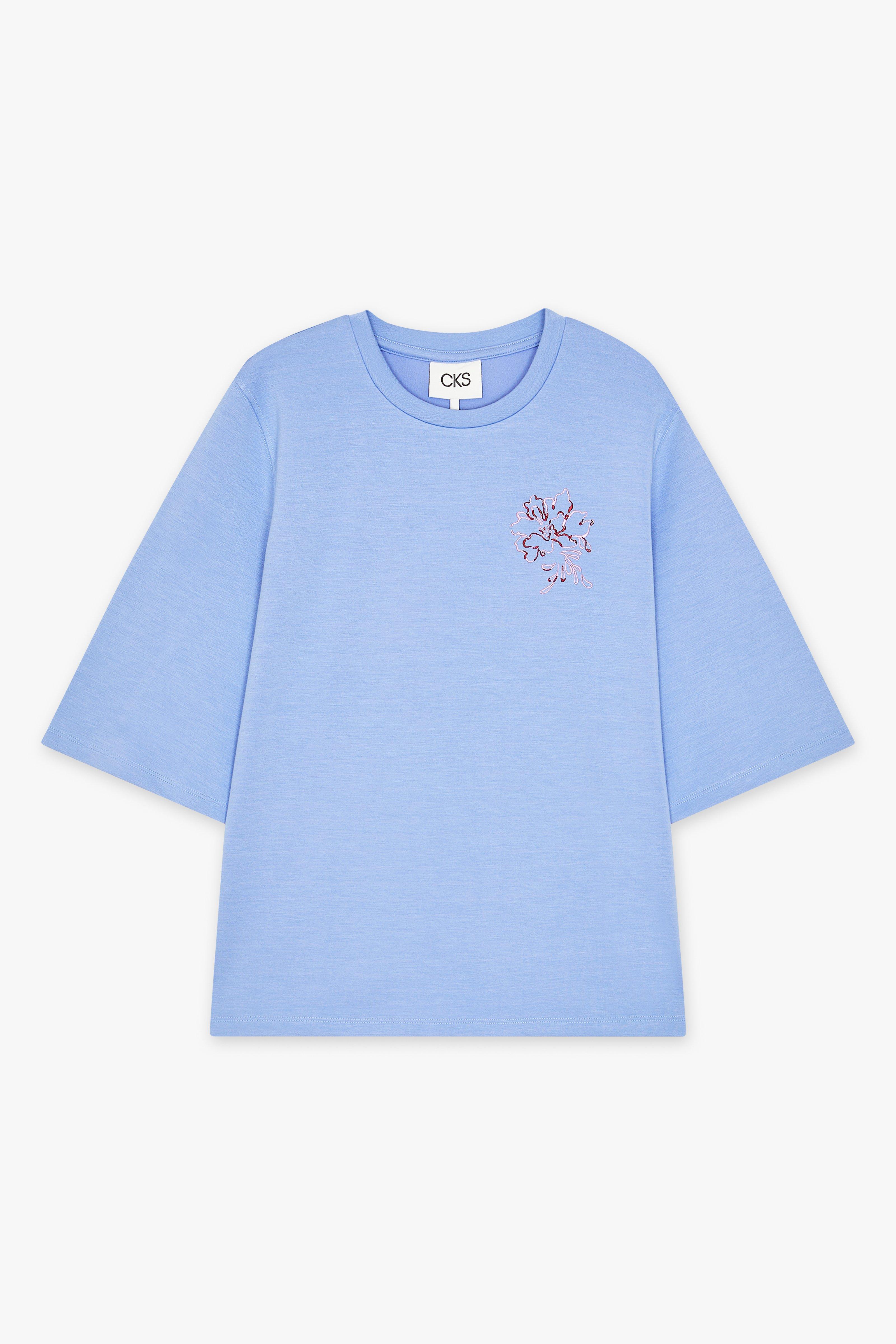 CKS Dames - SARI - t-shirt korte mouwen - lichtblauw
