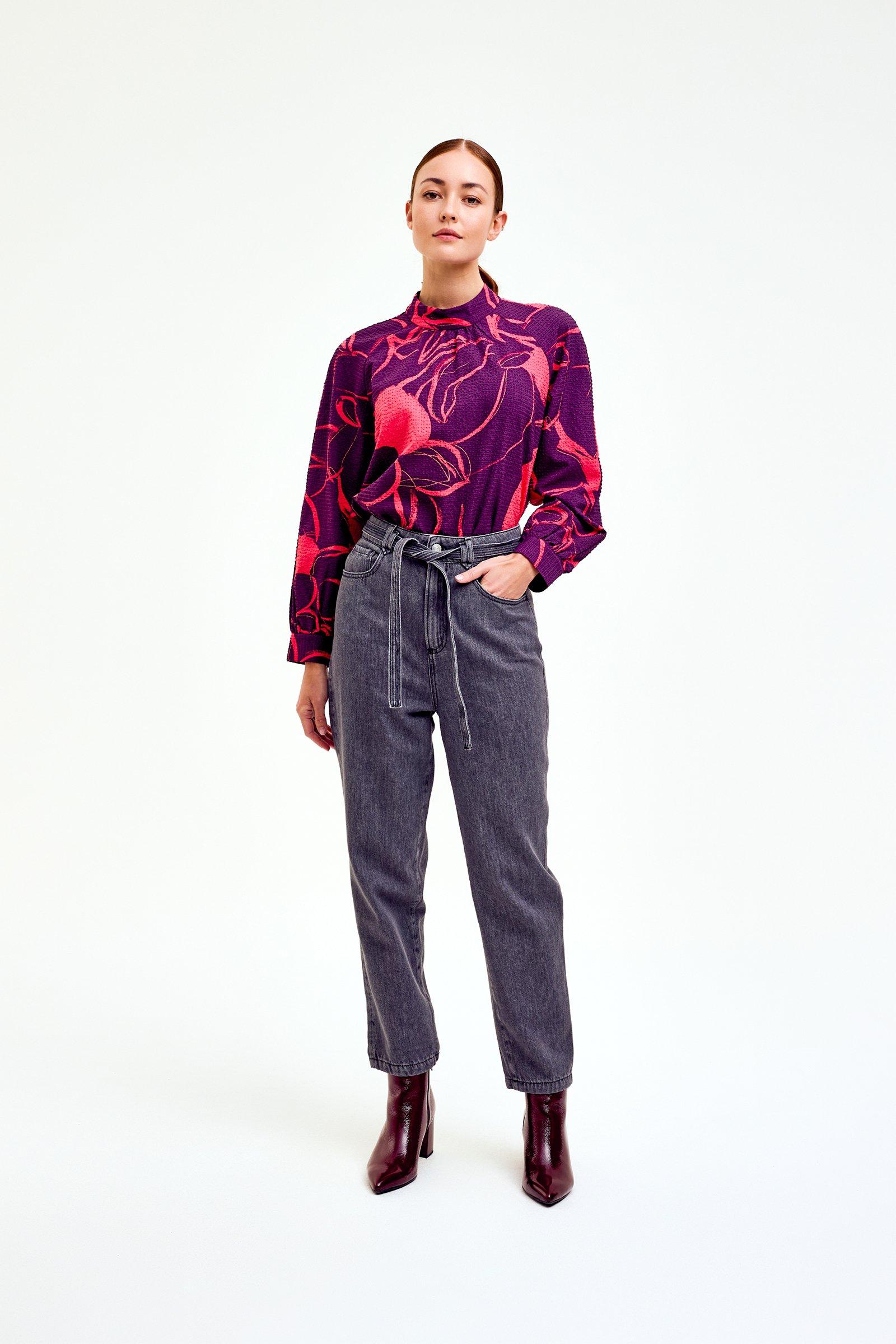 CKS Dames - SHAY - blouse korte mouwen - rood
