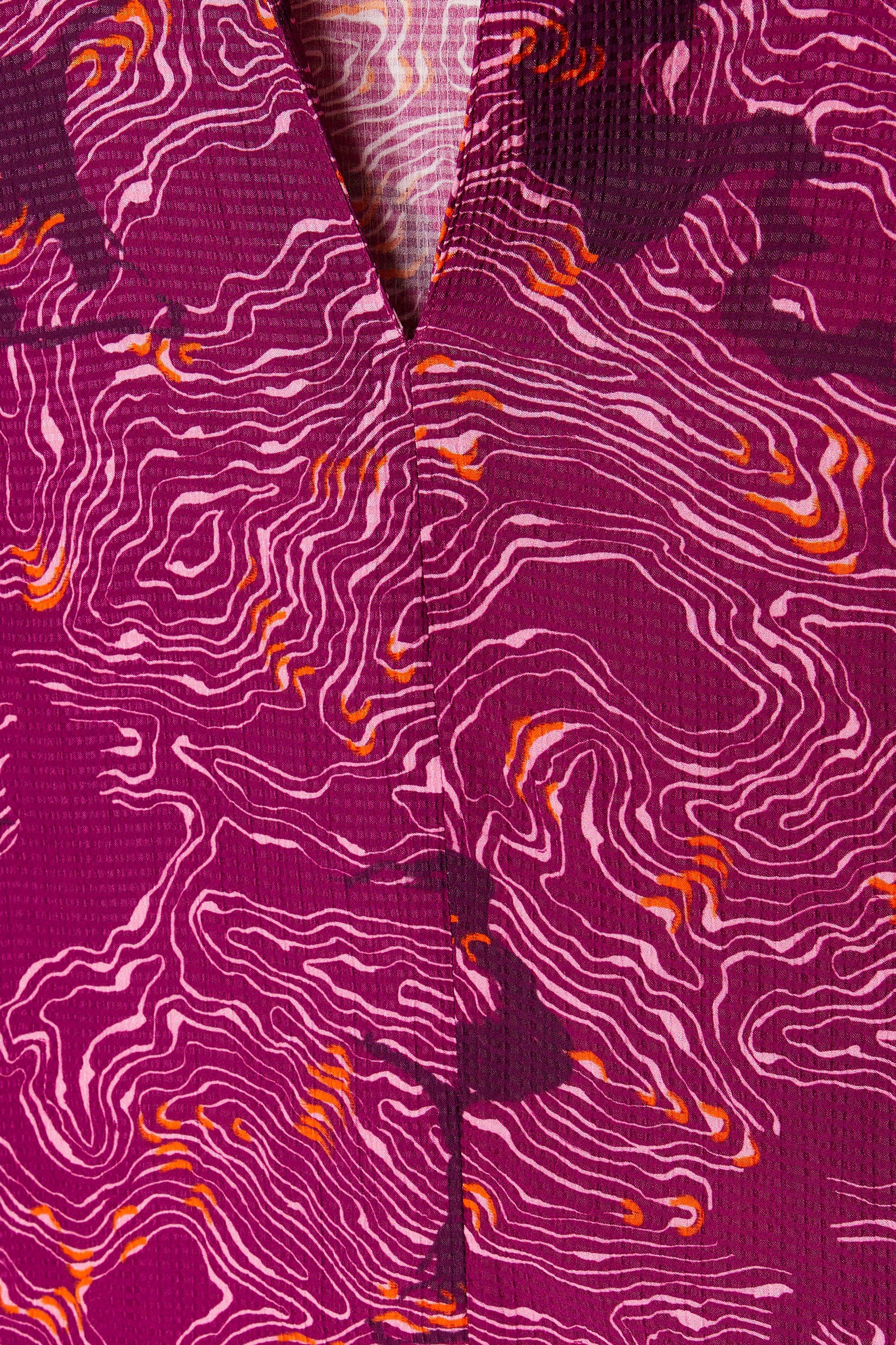 CKS Dames - BULANI - Bluse Kurze Ärmel - Violett