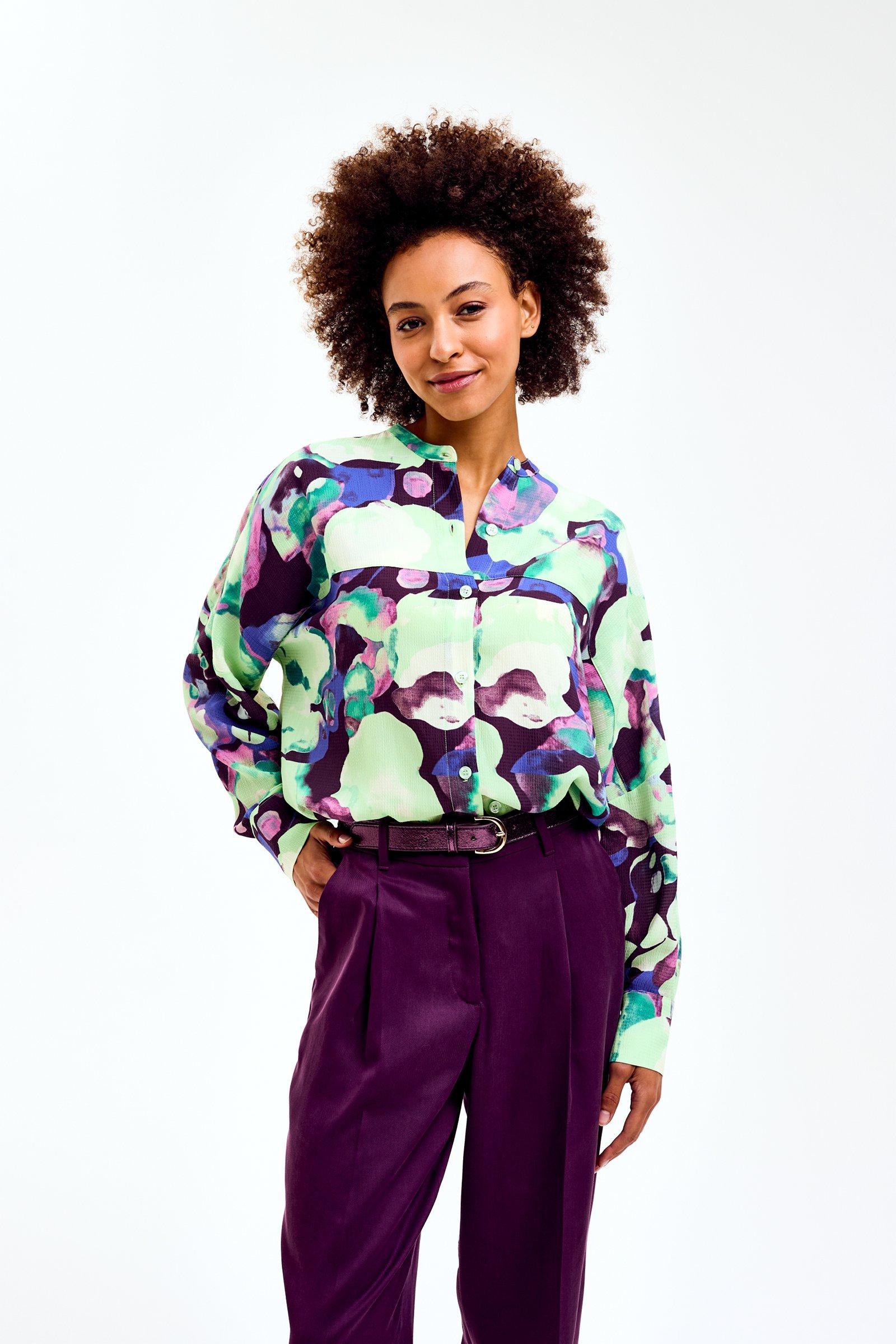 CKS Dames - JAZNA - blouse short sleeves - green