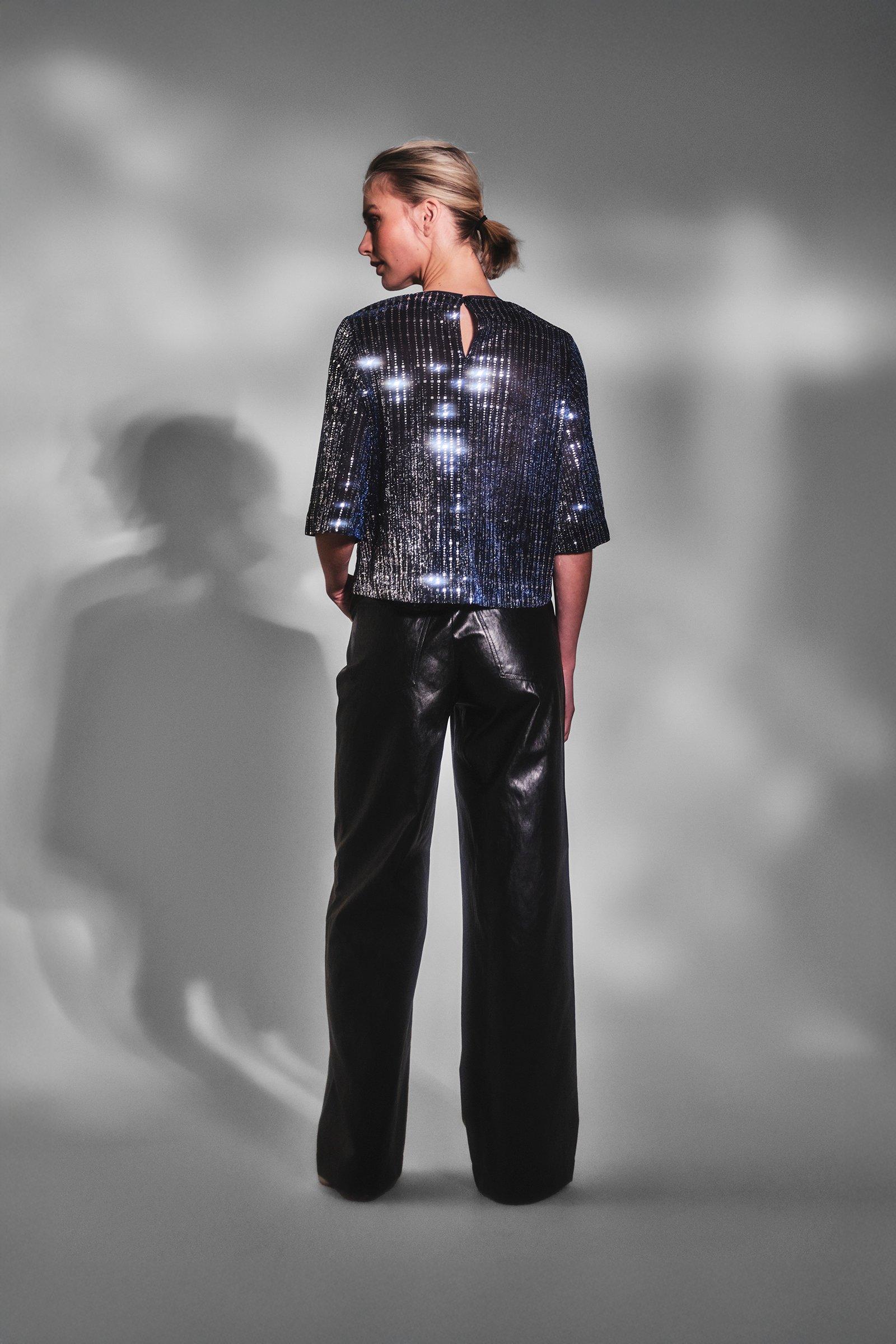 CKS Dames - TIRIAS - blouse long sleeves - dark blue