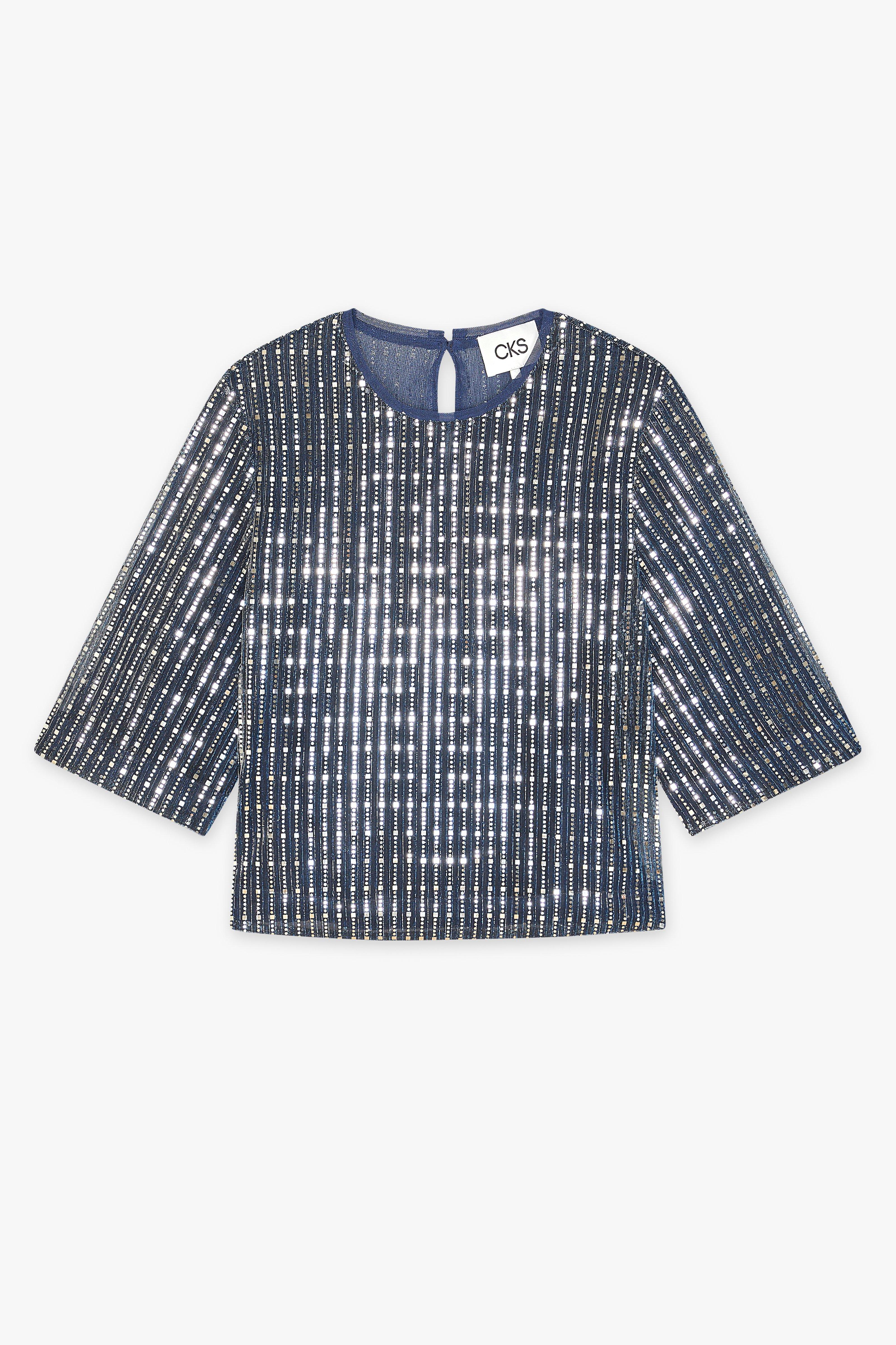 CKS Dames - TIRIAS - blouse lange mouwen - donkerblauw