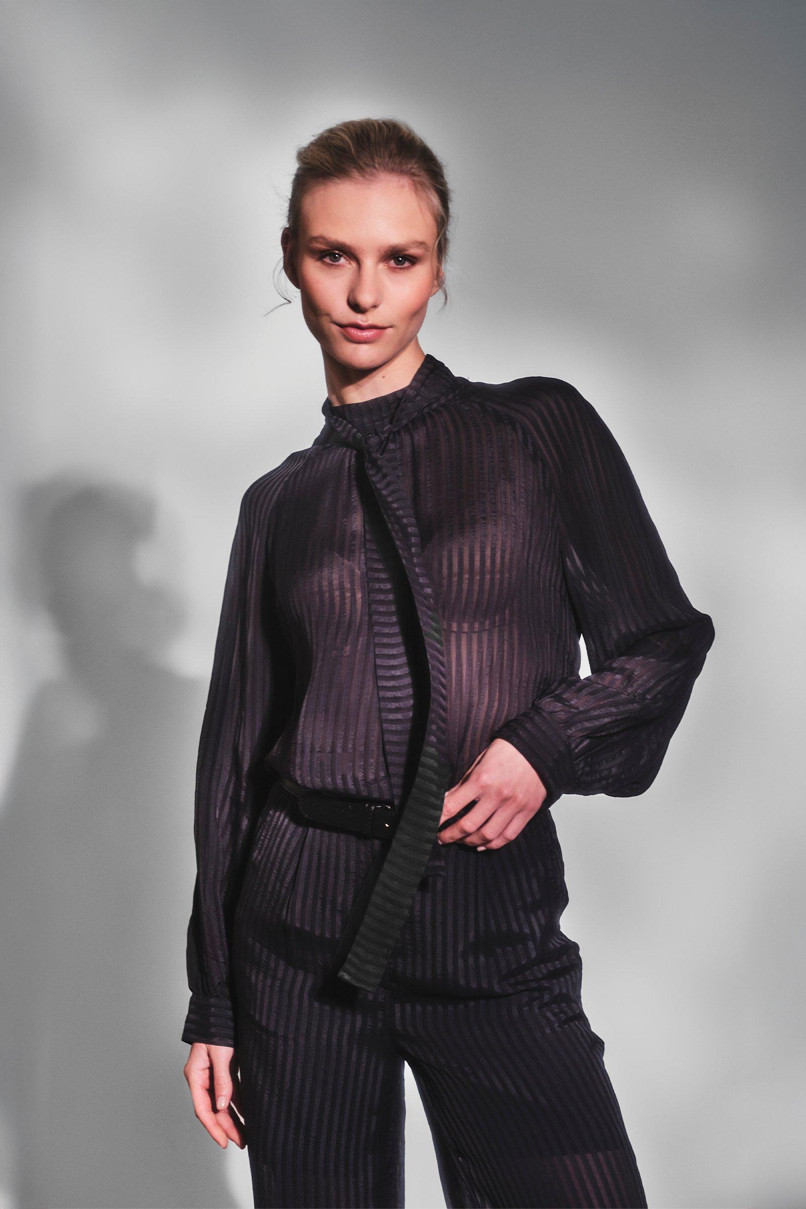 CKS Dames - SHAYNI - blouse korte mouwen - zwart