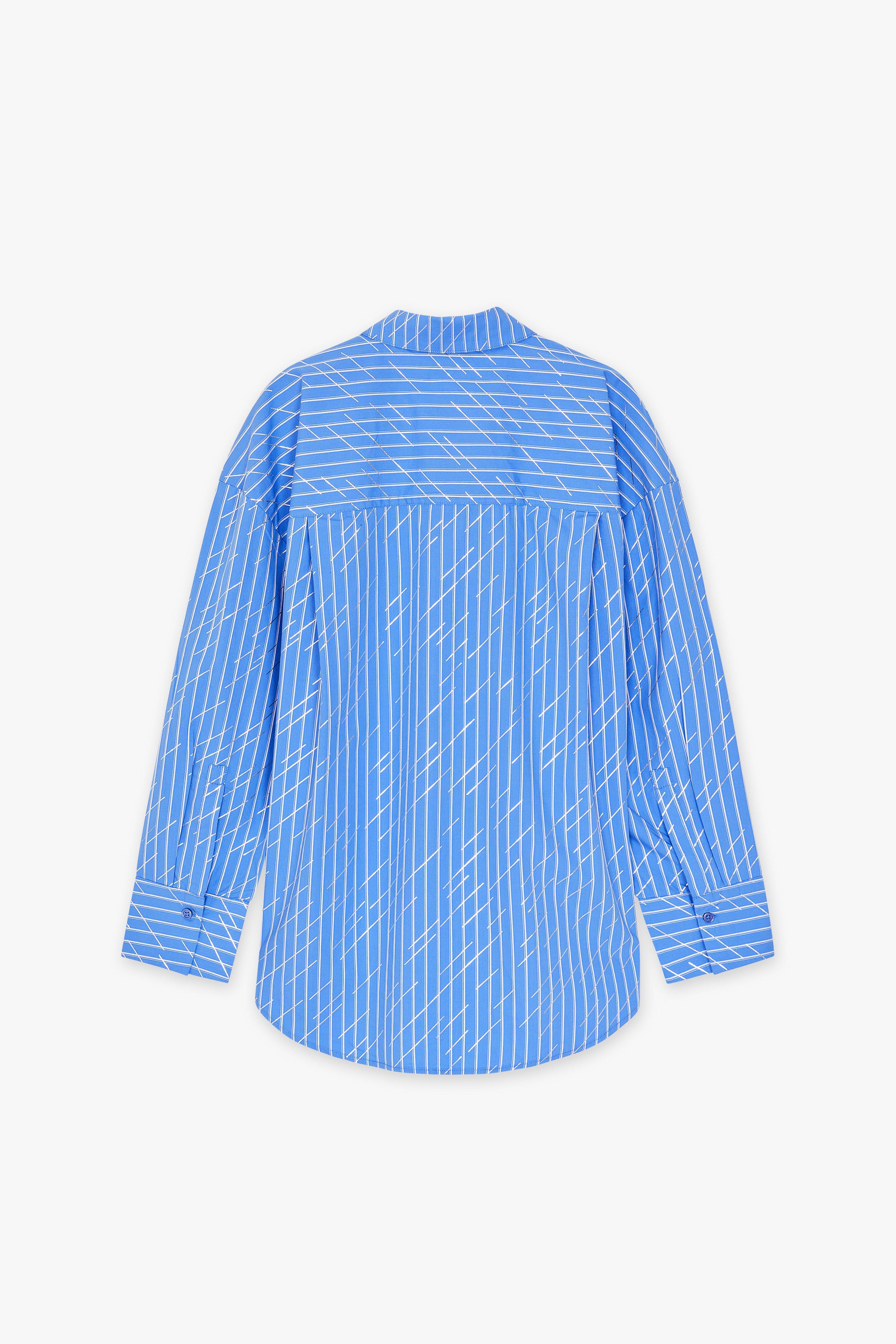 CKS Dames - SUPER - blouse korte mouwen - blauw