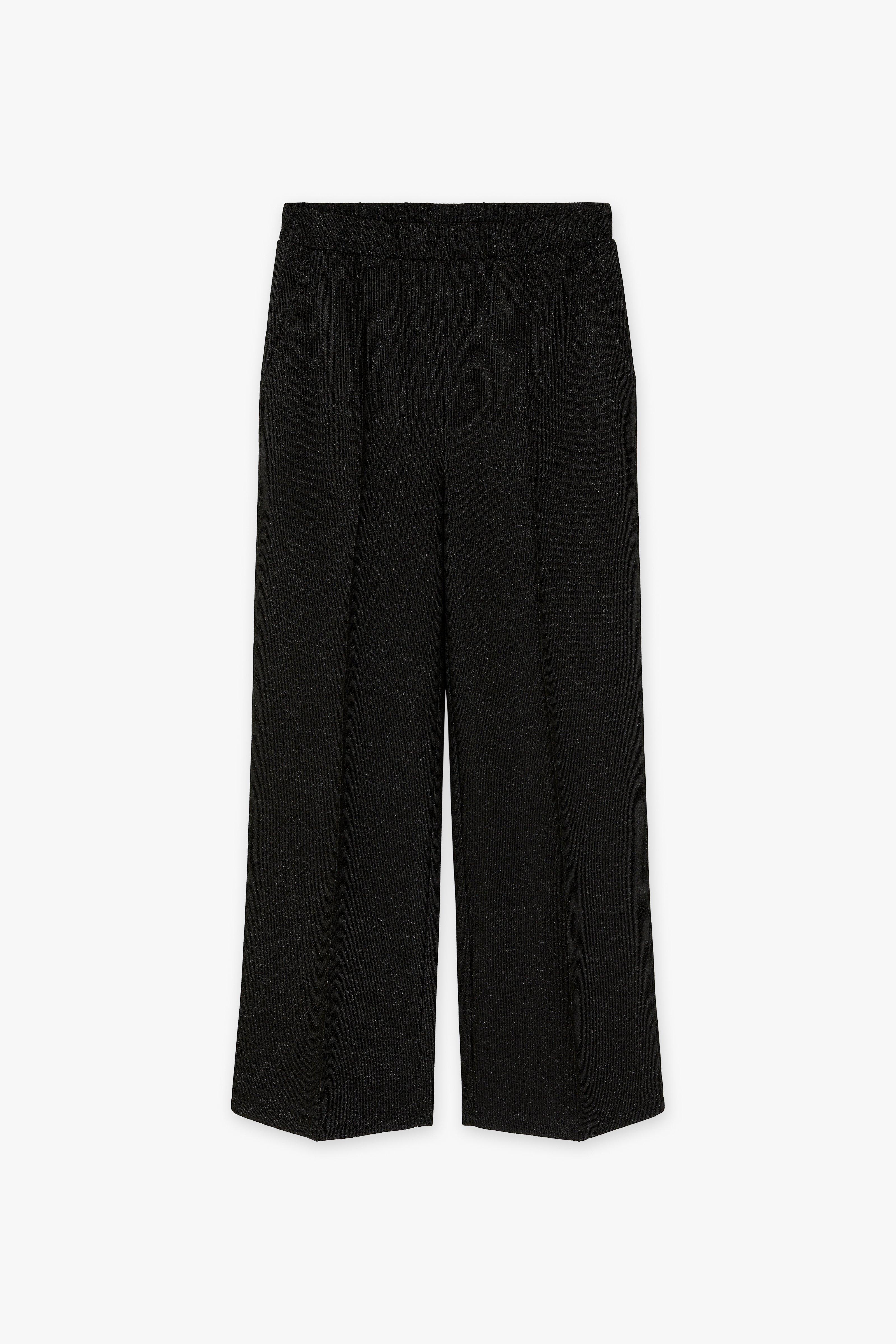CKS Dames - THEAWIDELONG - long trouser - black