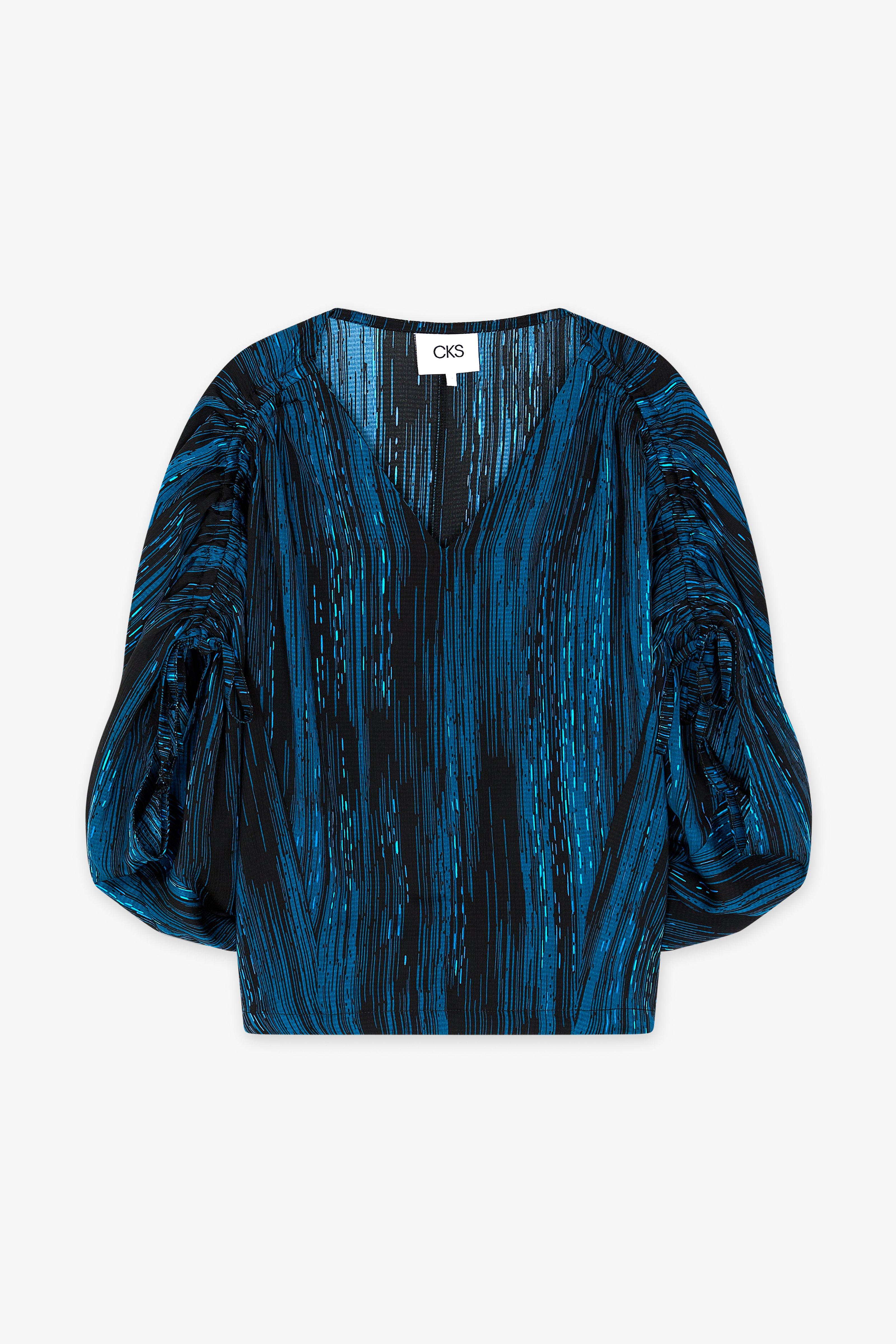 CKS Dames - SHEAREST - Bluse Kurze Ärmel - Schwarz