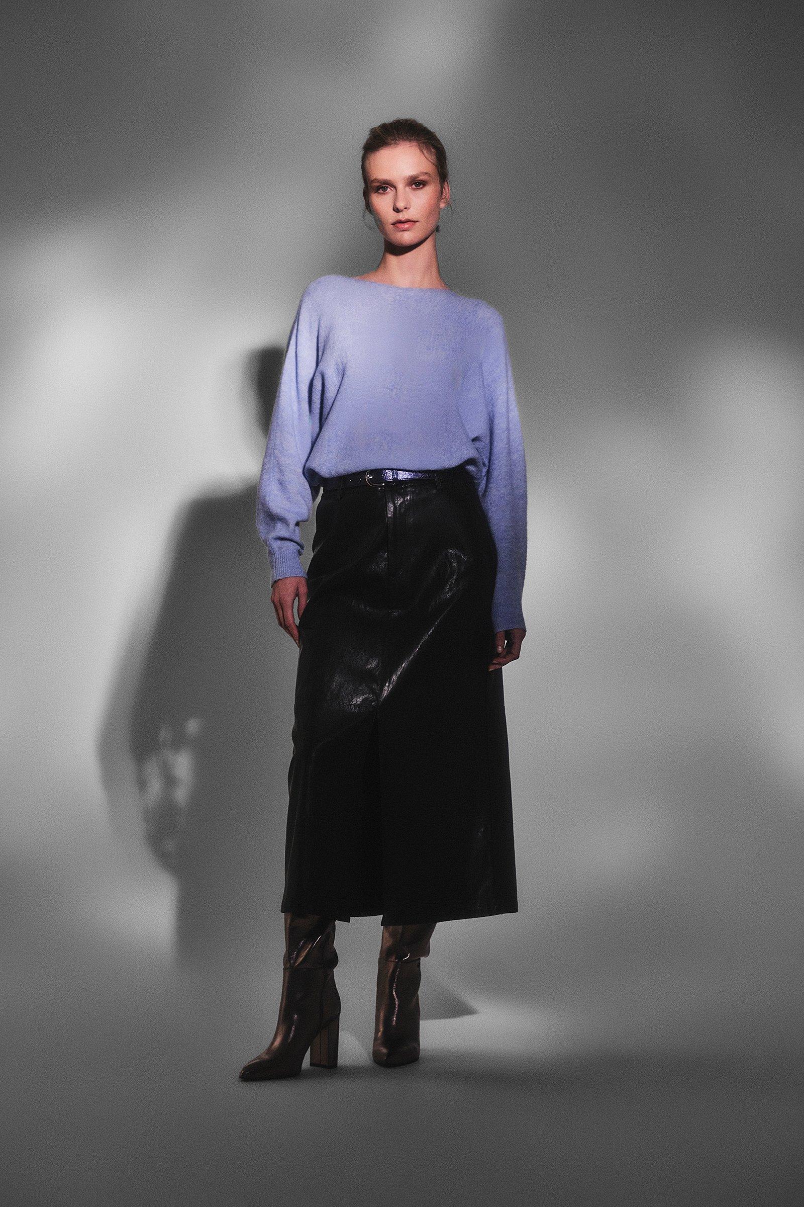 CKS Dames - SKOLE - midi skirt - black