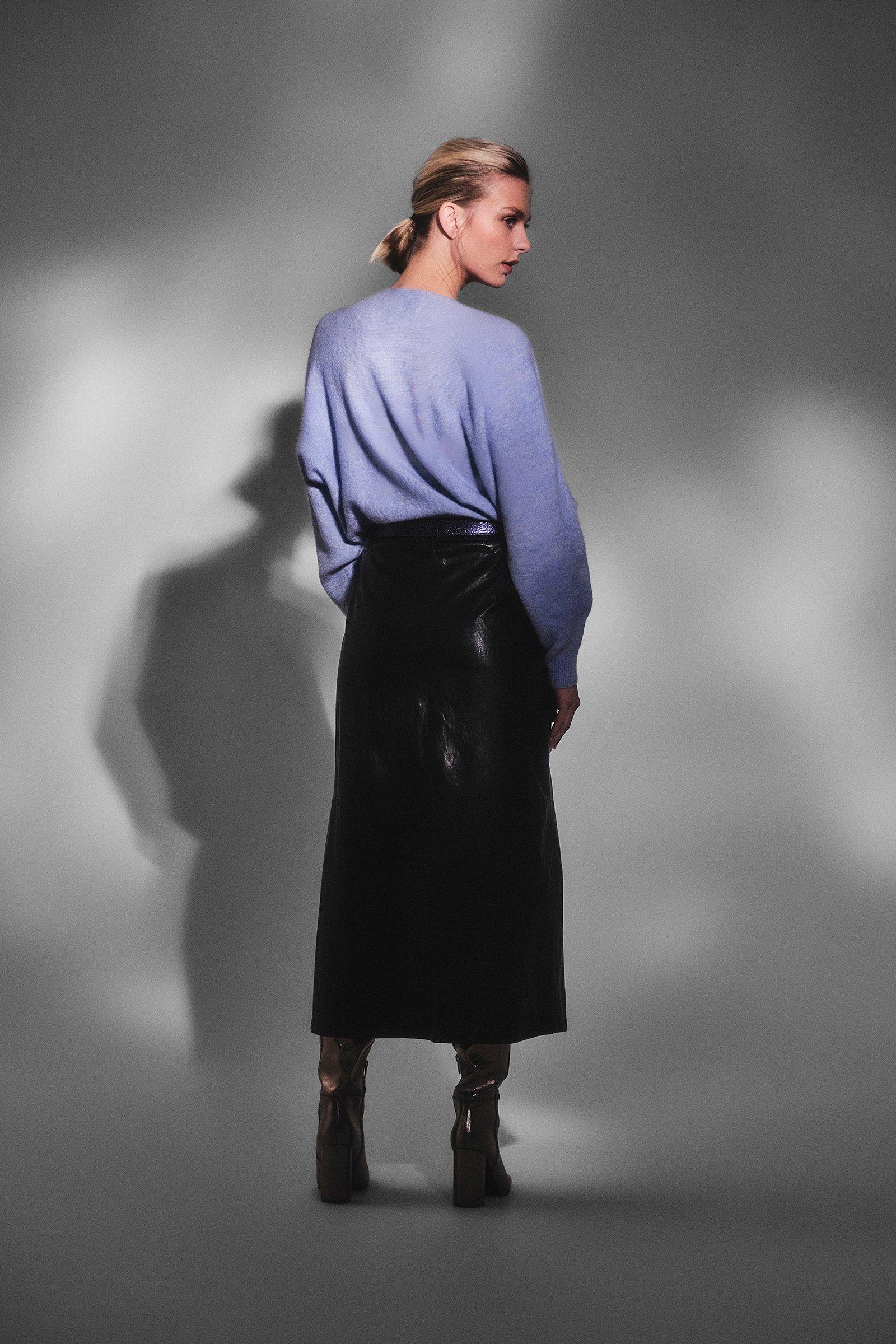 CKS Dames - SKOLE - midi skirt - black