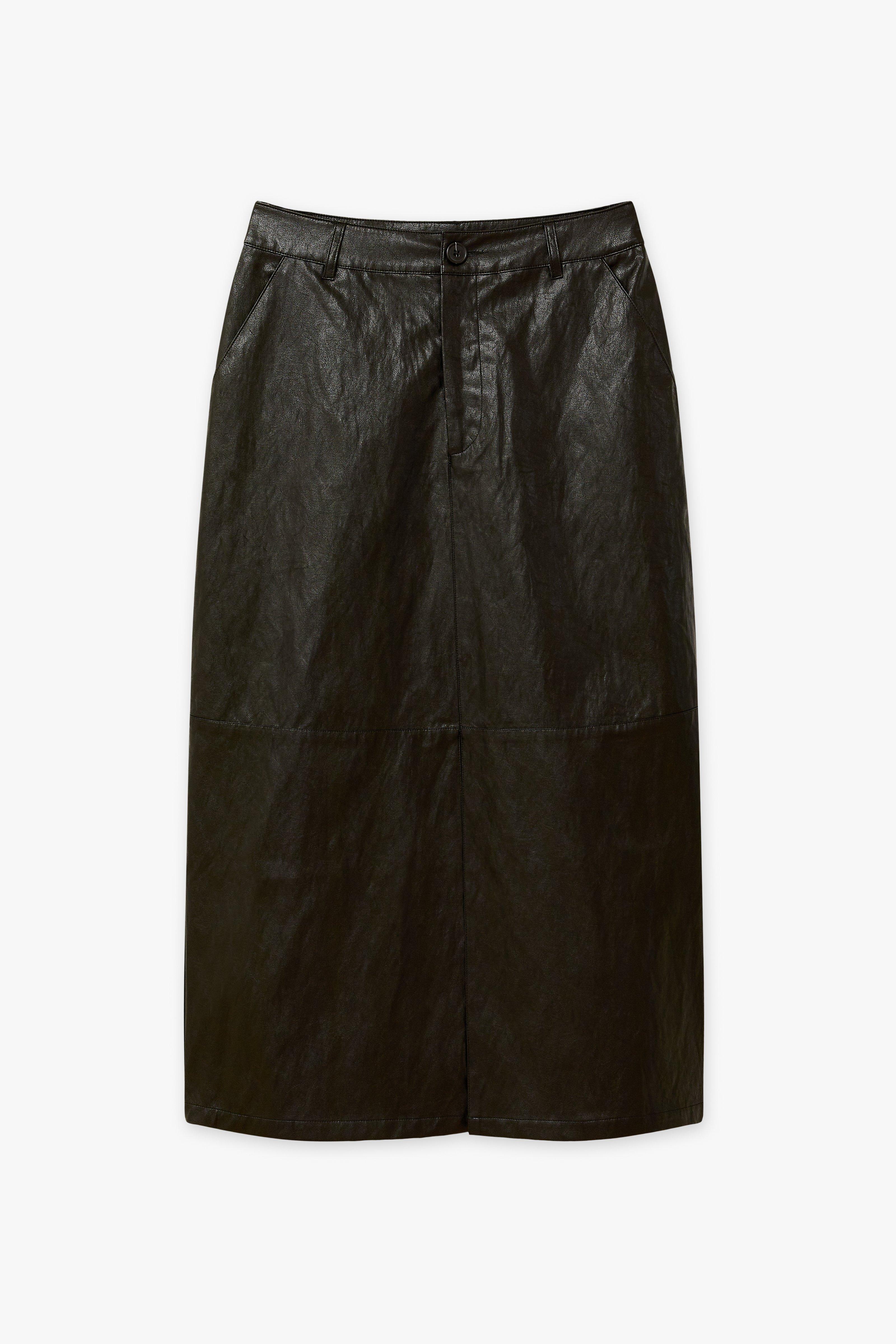 CKS Dames - SKOLE - midi skirt - black