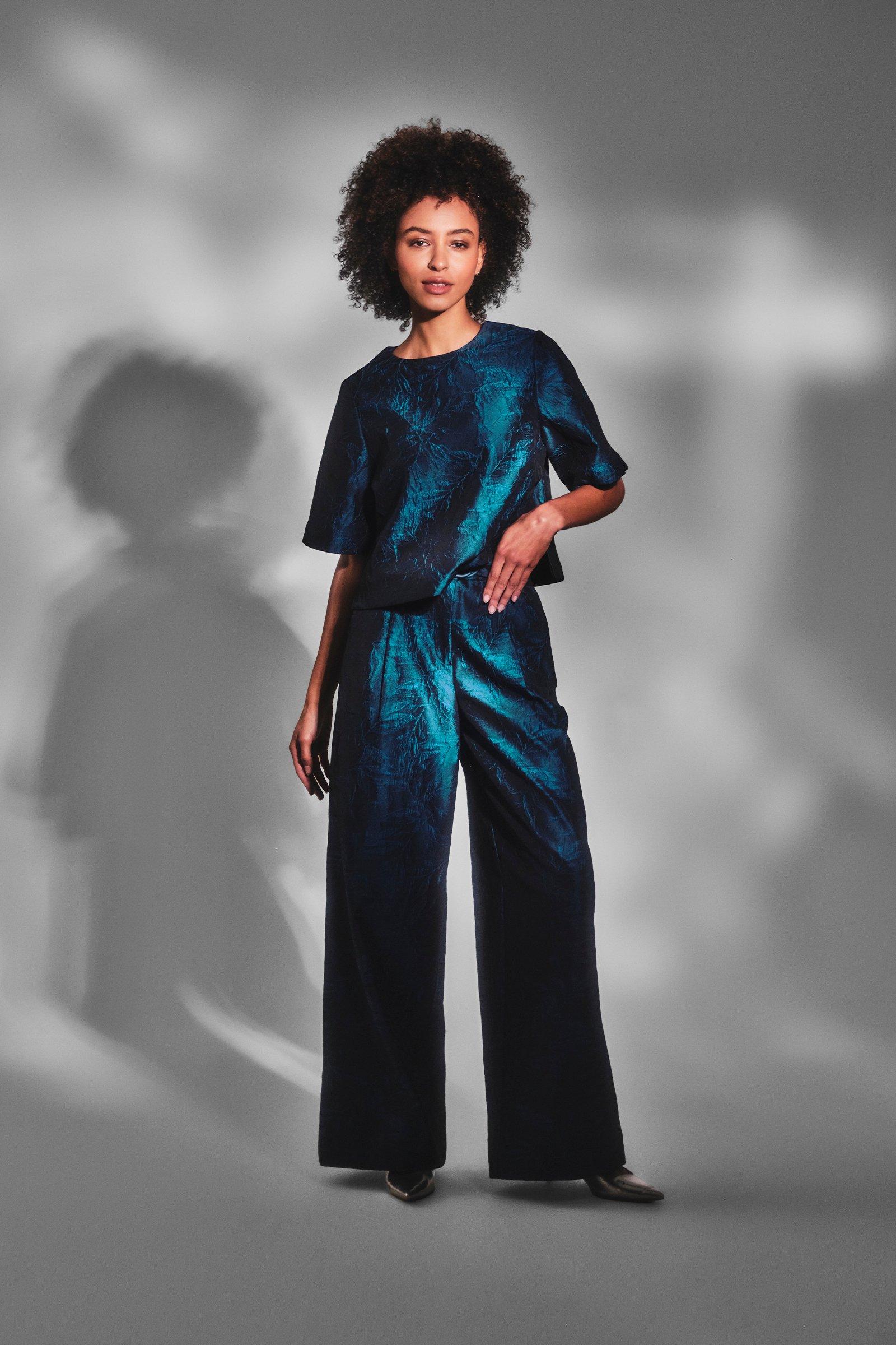 CKS Dames - TIRIAN - blouse lange mouwen - blauw