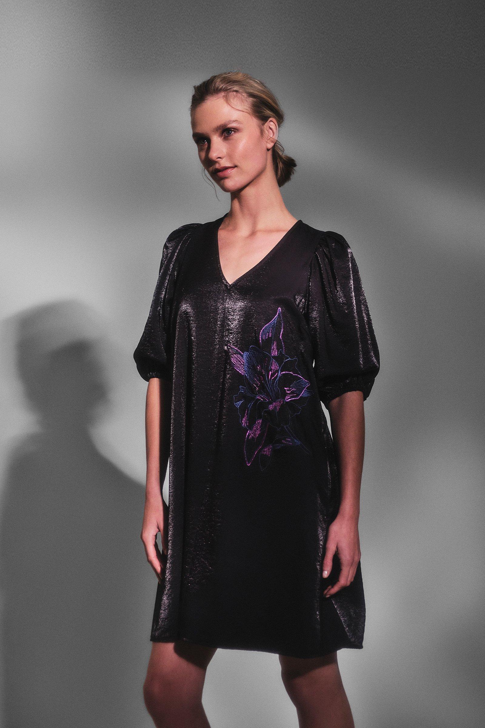CKS Dames - ELLYS - Kurzes Kleid - Schwarz