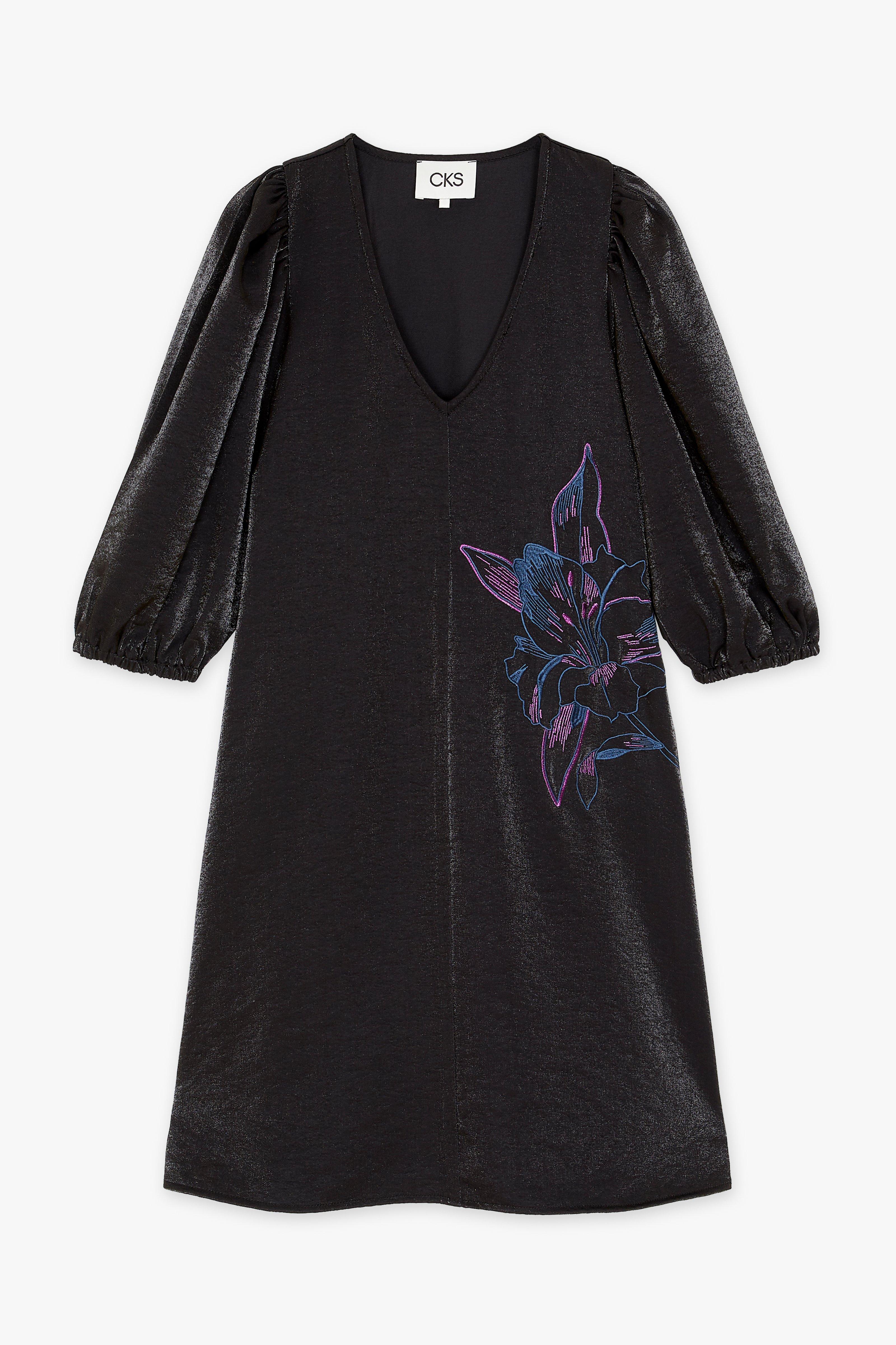 CKS Dames - ELLYS - Kurzes Kleid - Schwarz