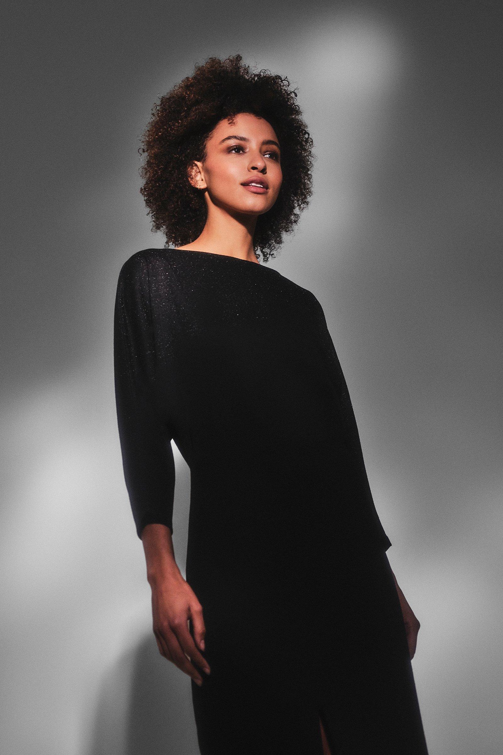 CKS Dames - DAVIN - Midi-Kleid - Schwarz