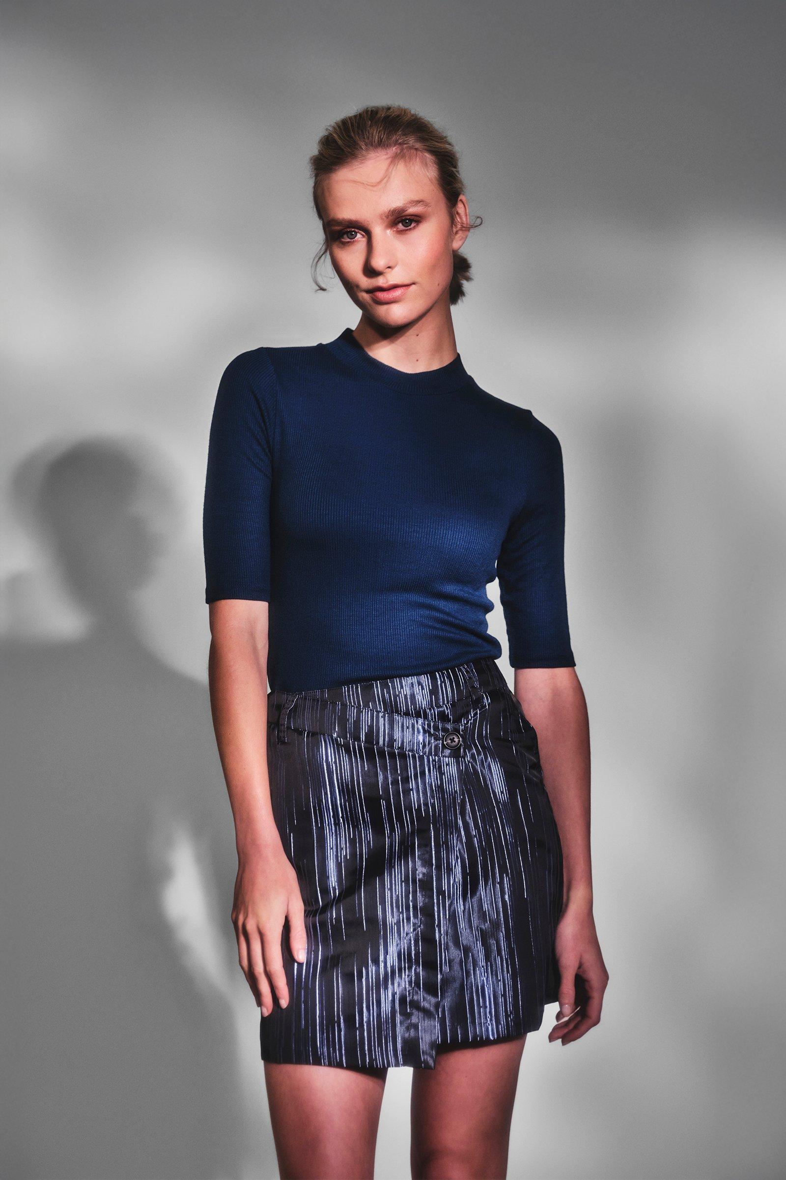 CKS Dames - TIDAL - turtleneck - blue
