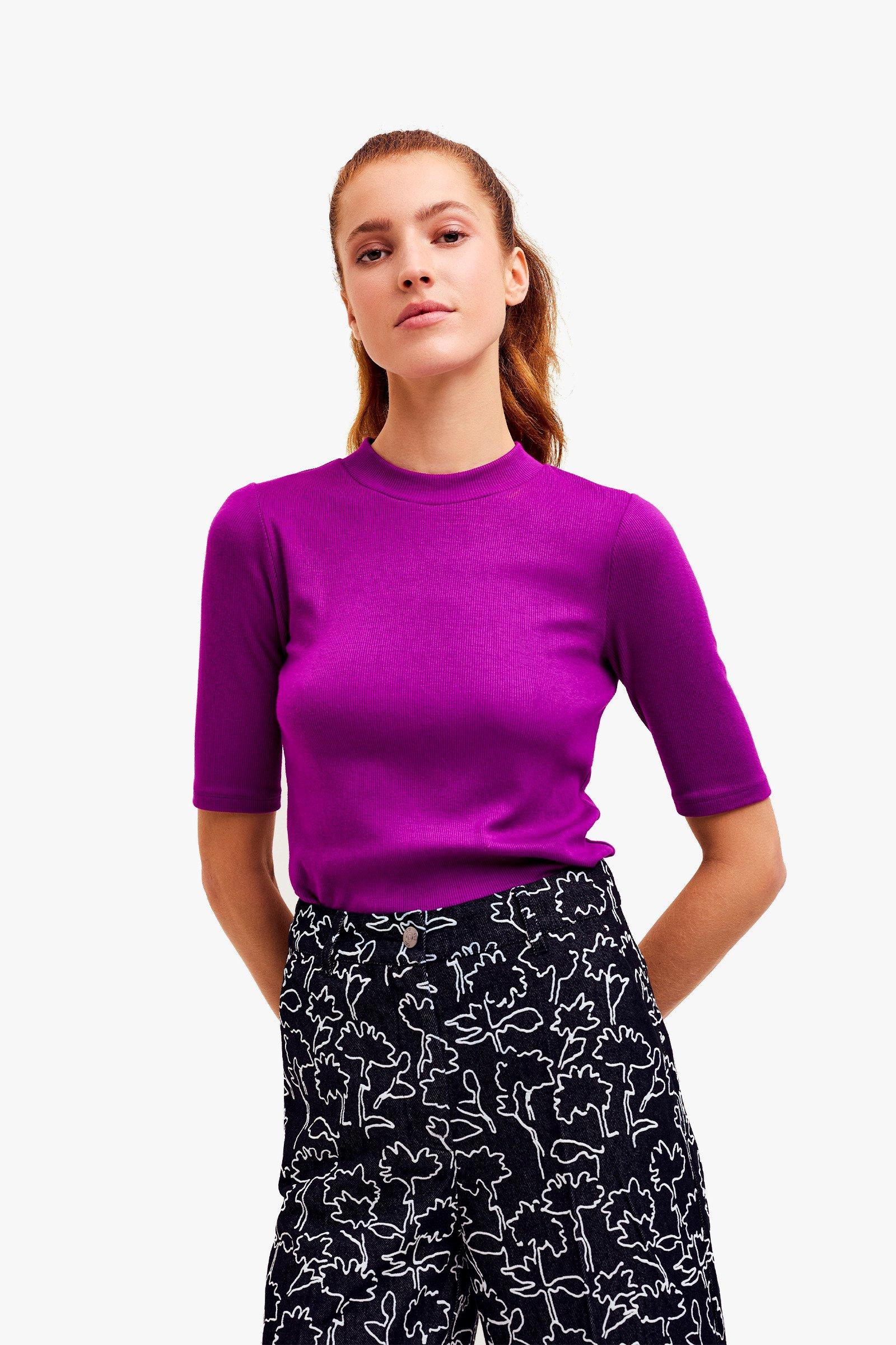 CKS Dames - TIDAL - turtleneck - paars