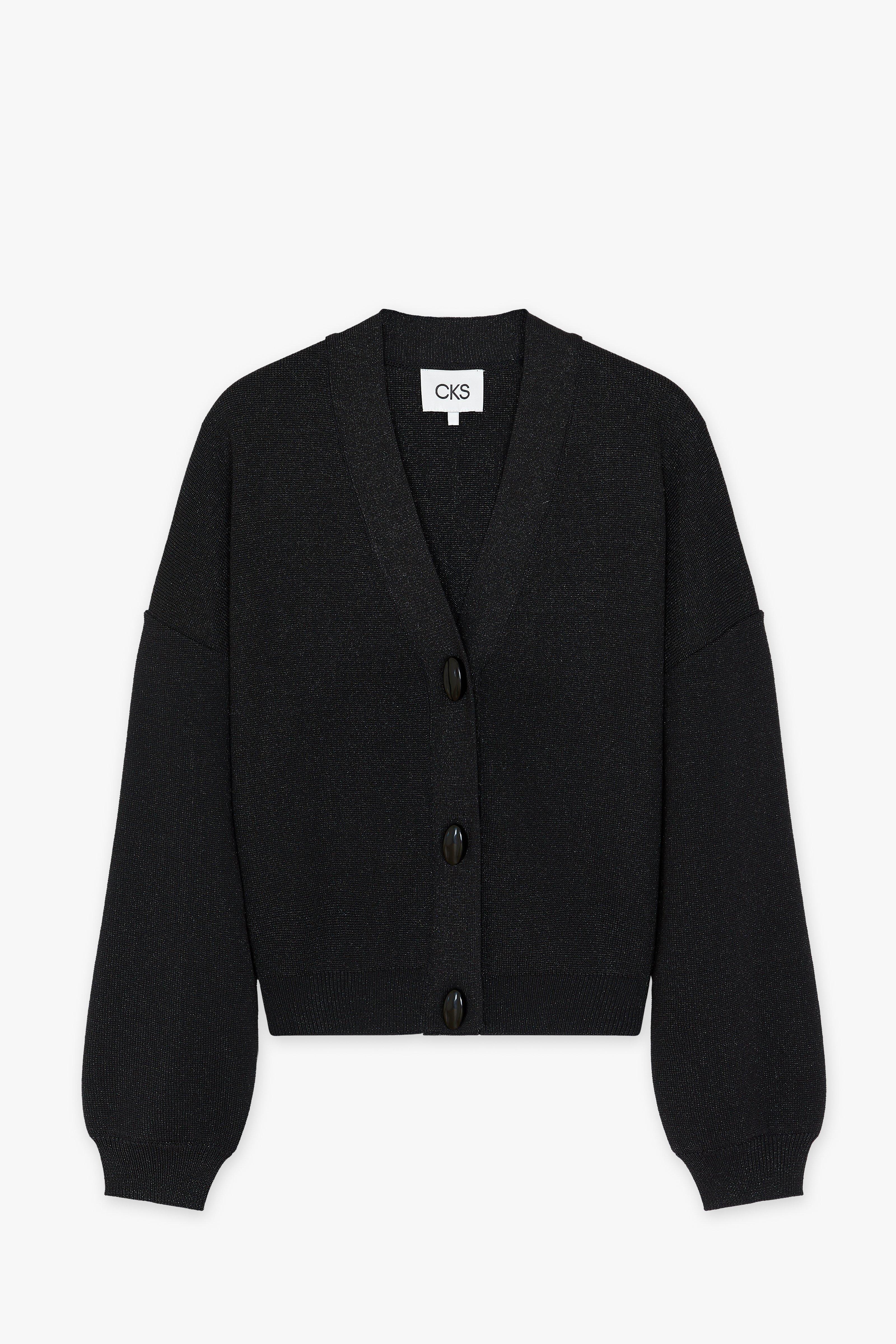 CKS Dames - COBBY - Strickjacke - Schwarz