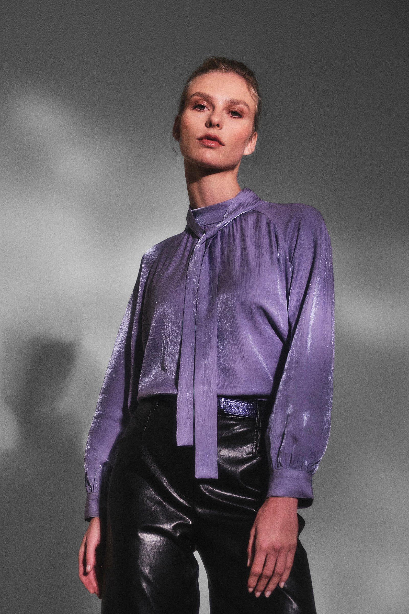 CKS Dames - SHAYNI - blouse short sleeves - grey