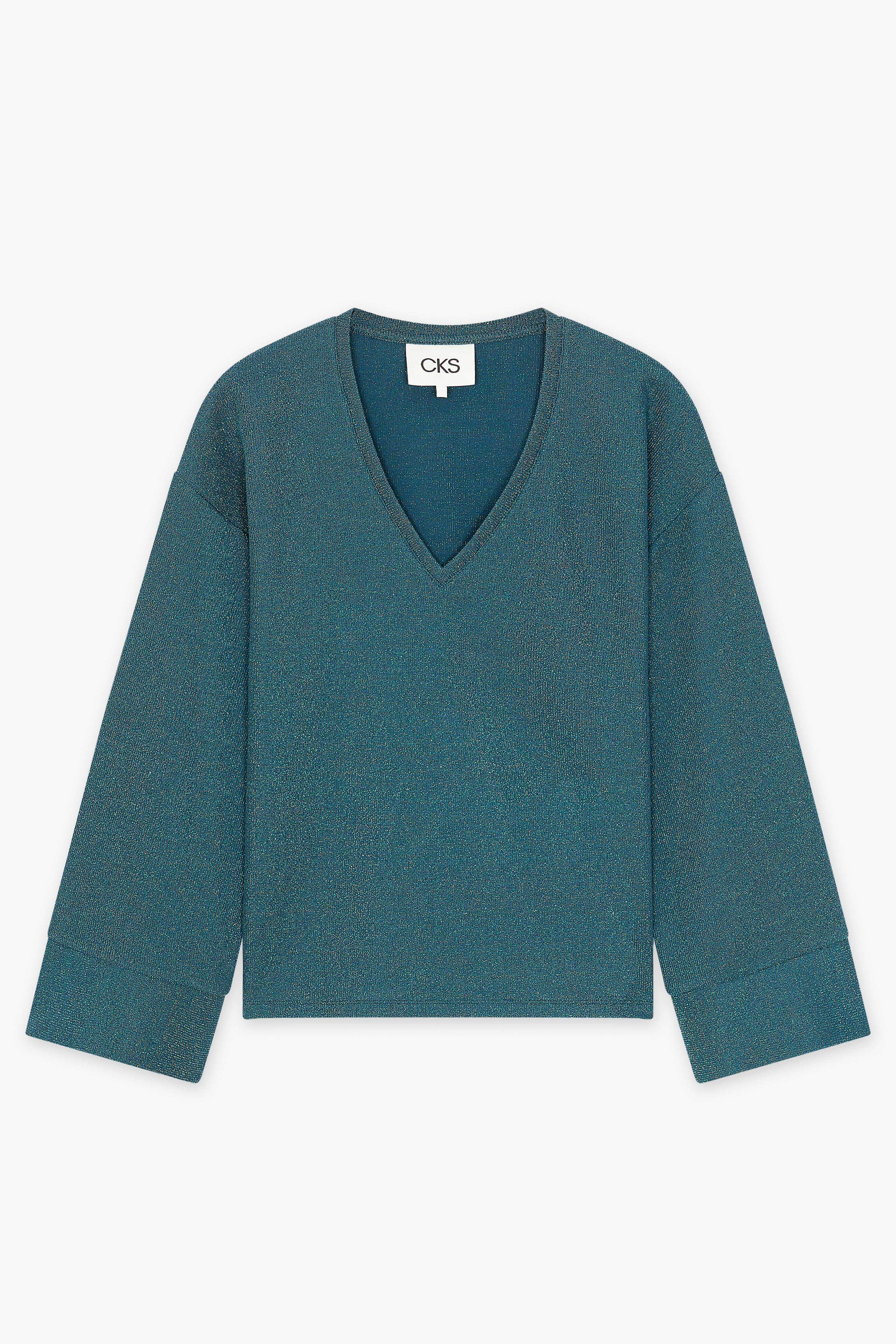 CKS Dames - TIMES - t-shirt long sleeves - dark green