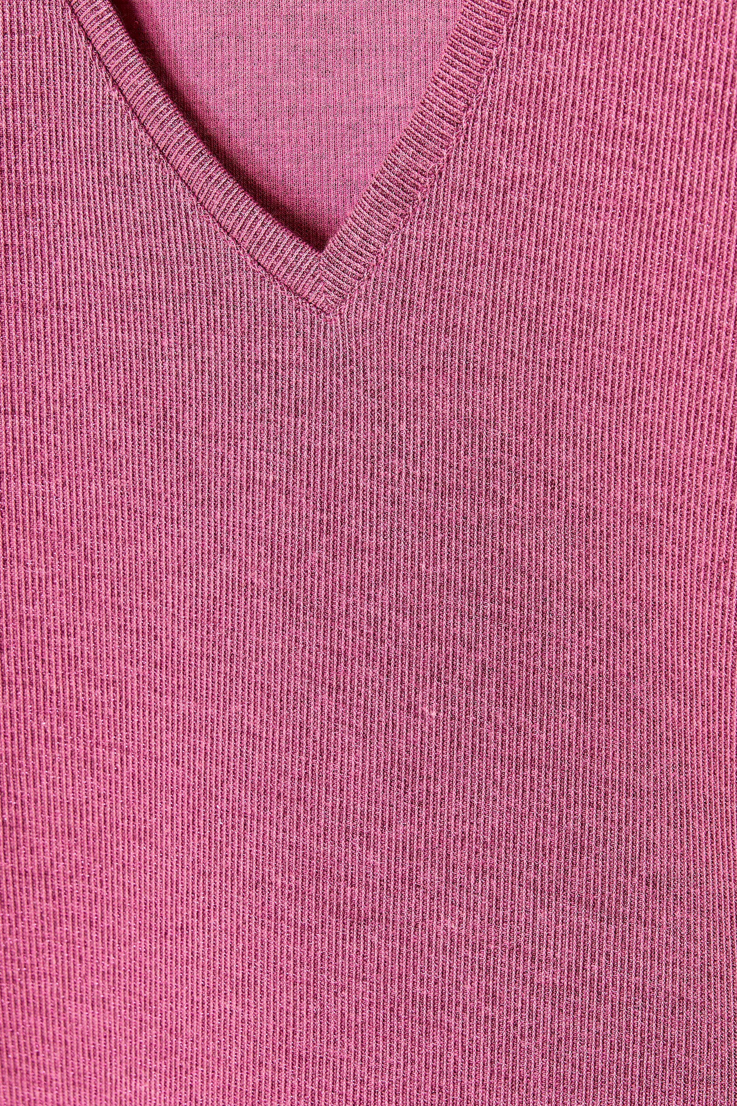 CKS Dames - TIMES - t-shirt à manches longues - rouge