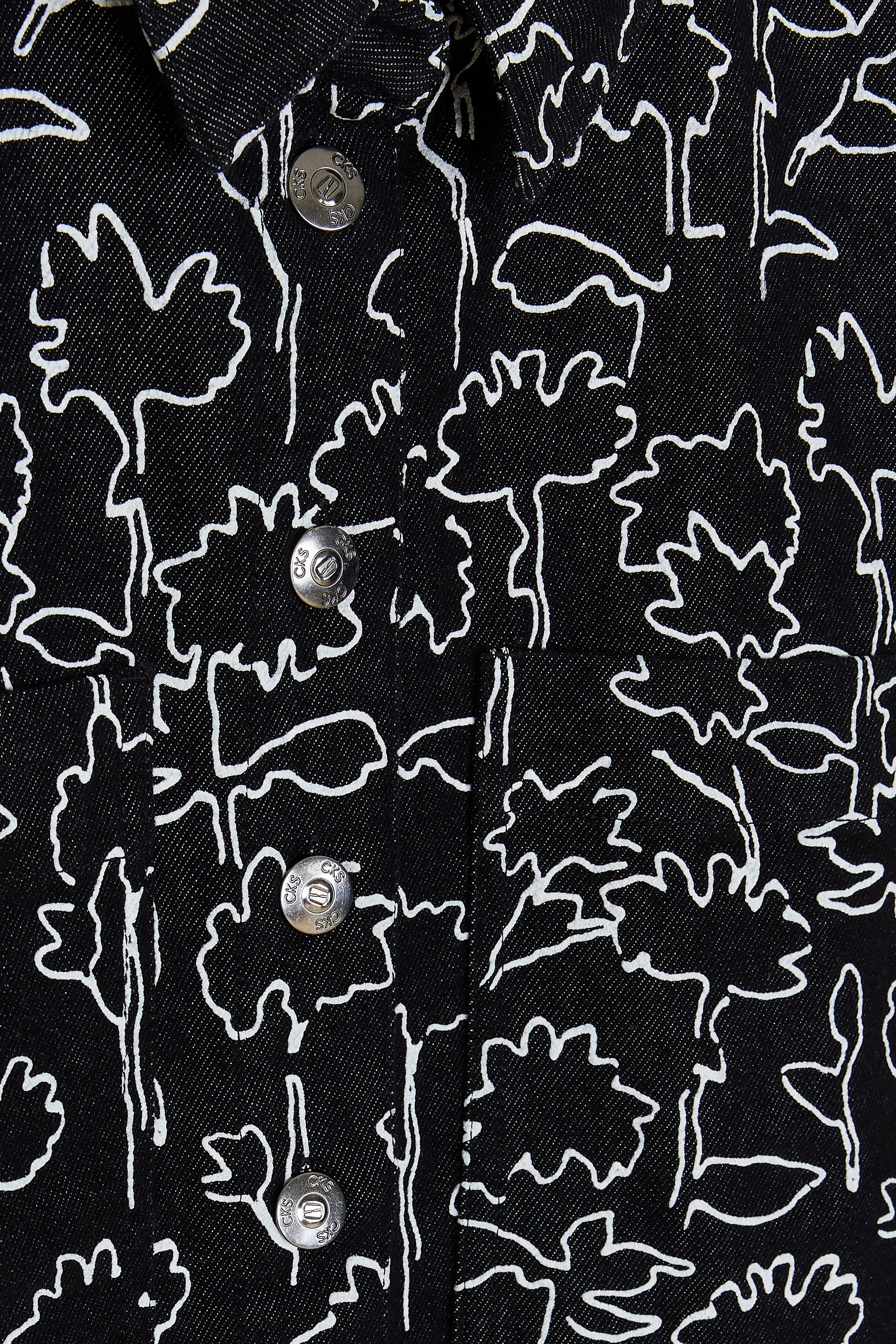 CKS Dames - DROP - Midi-Kleid - Schwarz