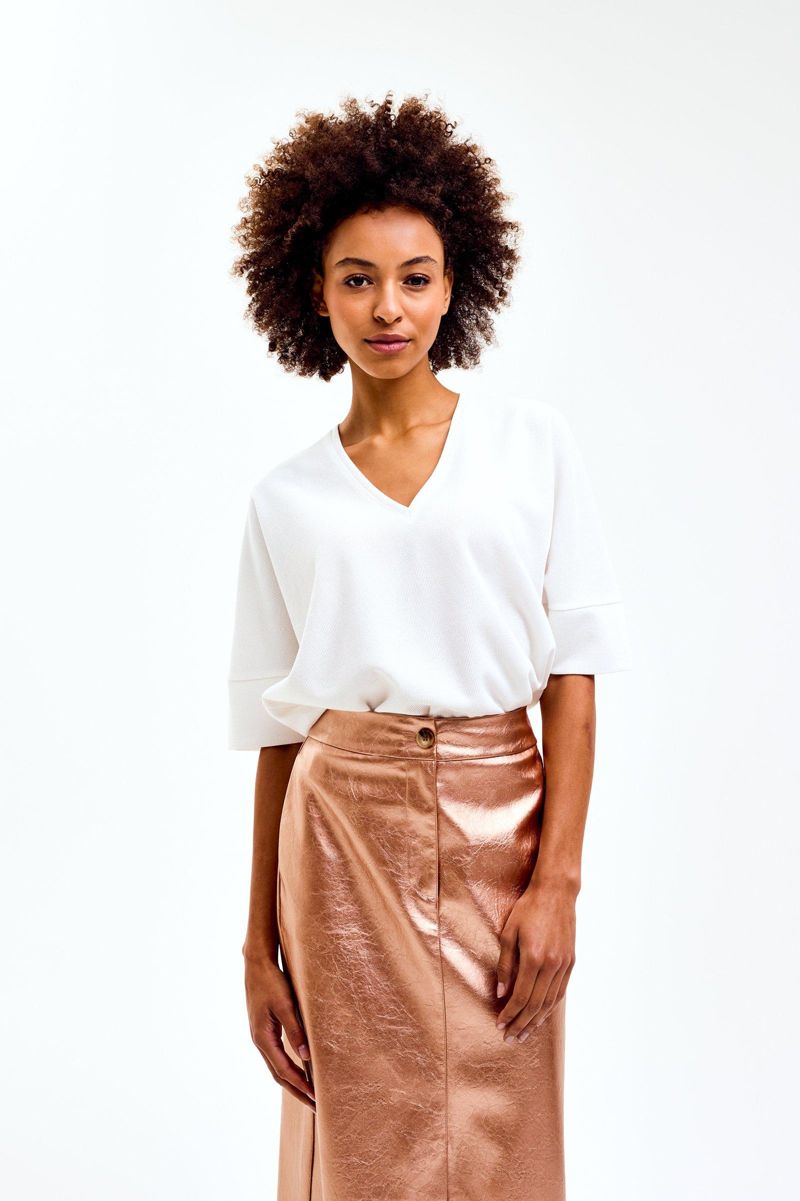 CKS Dames - ELDODEEP - t-shirt short sleeves - white