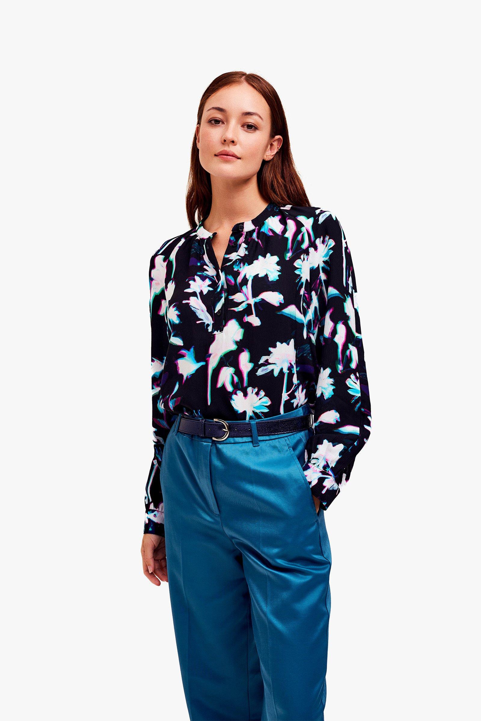 CKS Dames - SHAYENNE - blouse short sleeves - black