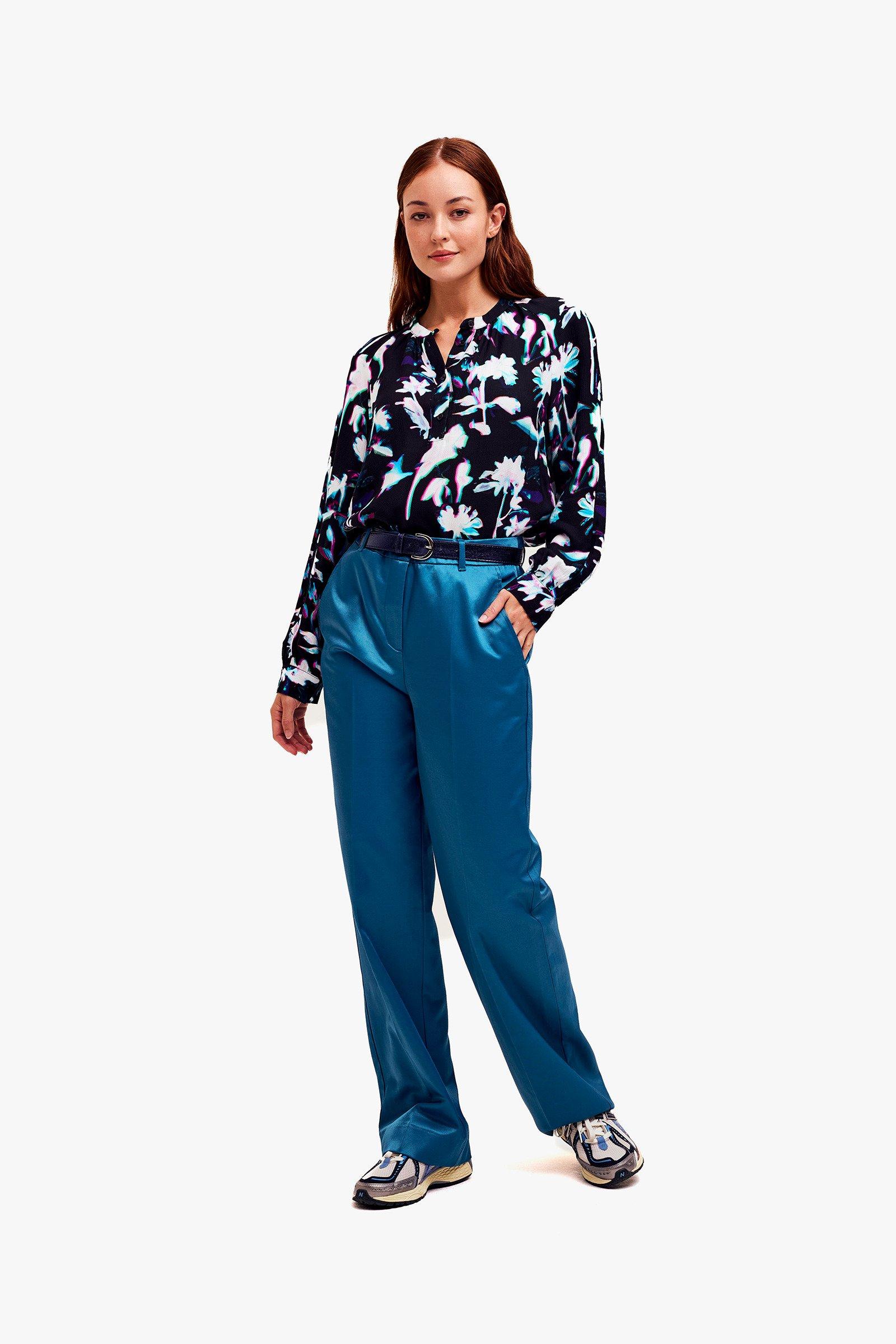 CKS Dames - SHAYENNE - blouse korte mouwen - zwart