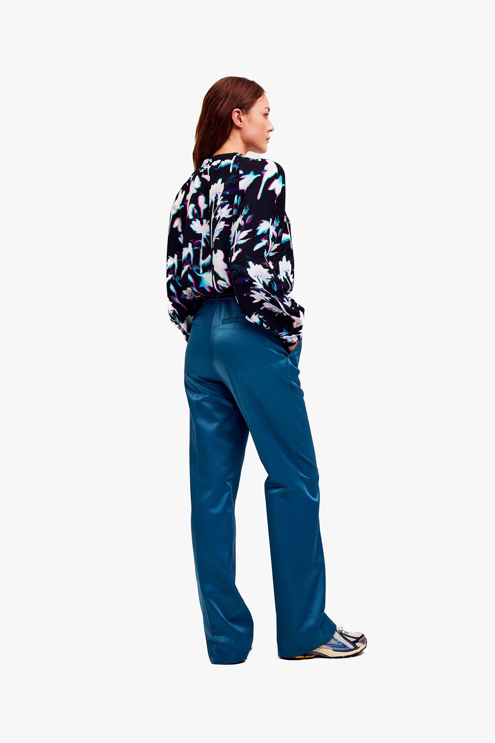 CKS Dames - SHAYENNE - blouse korte mouwen - zwart