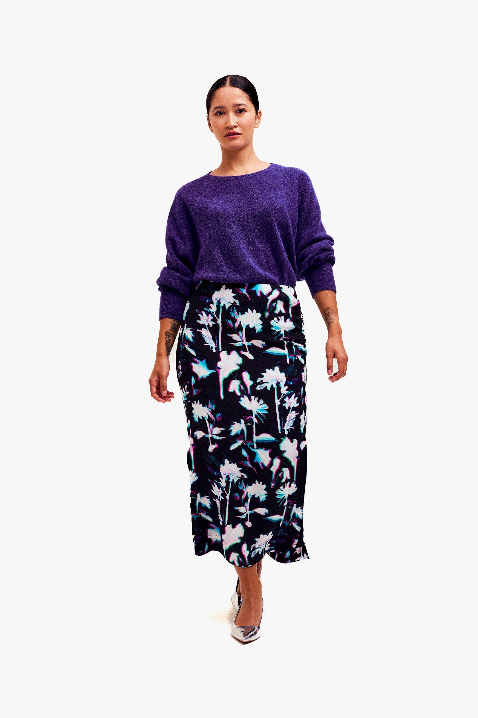 CKS Dames - SKAN - midi skirt - black