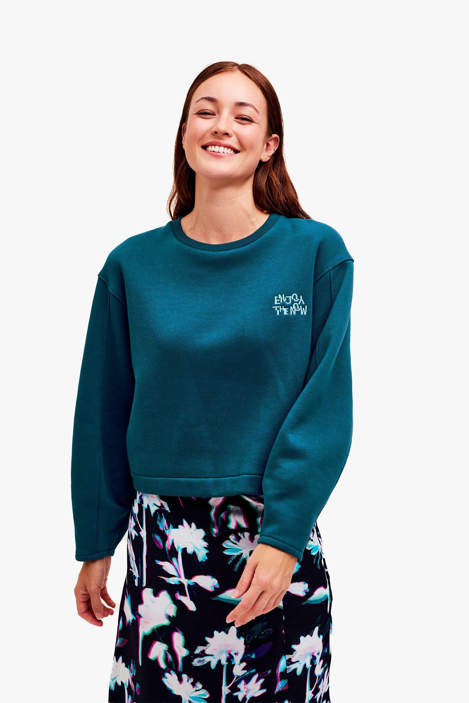 CKS Dames - SWENNY - sweatshirt - bleu