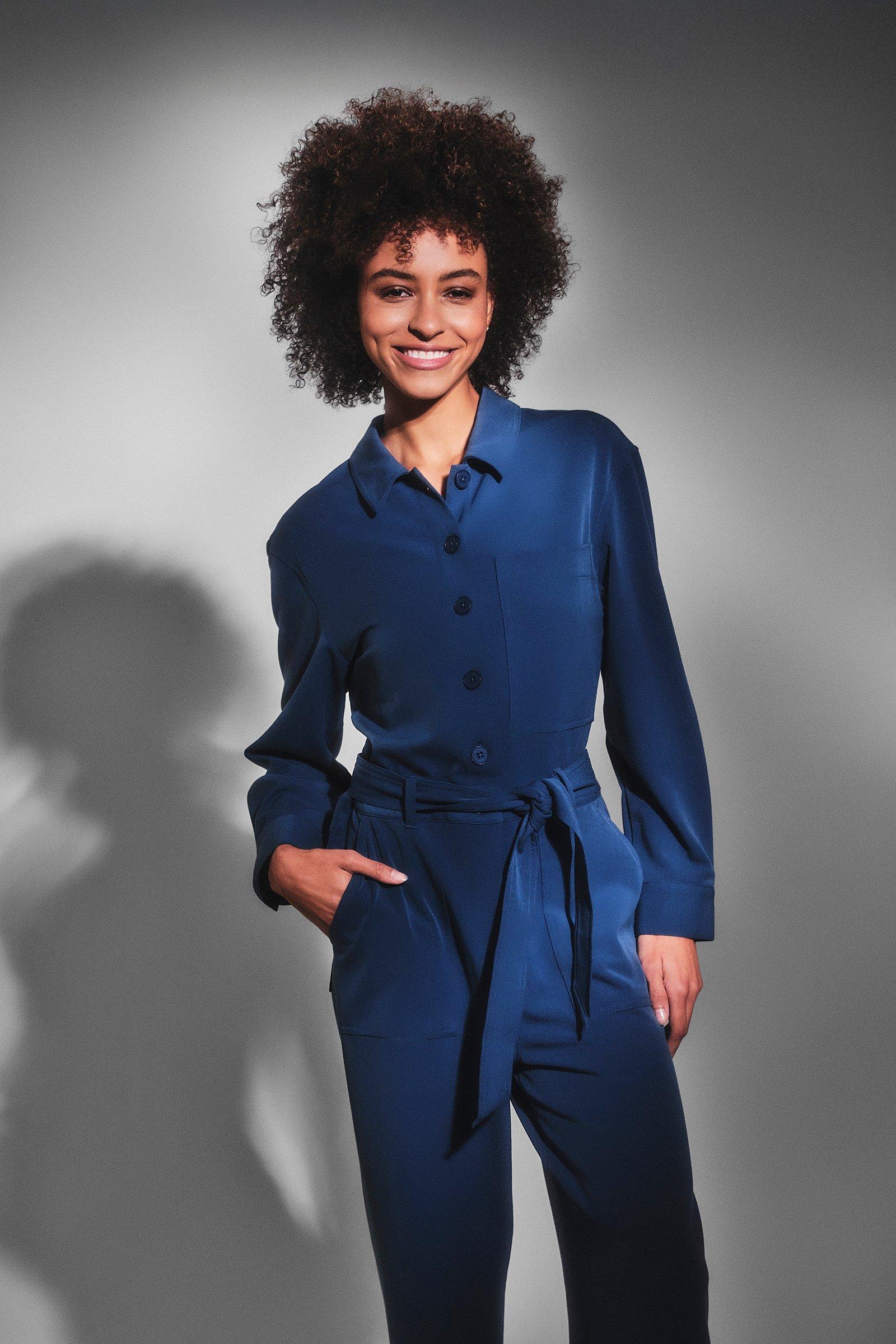 CKS Dames - TEDDY - Jumpsuit - Blau