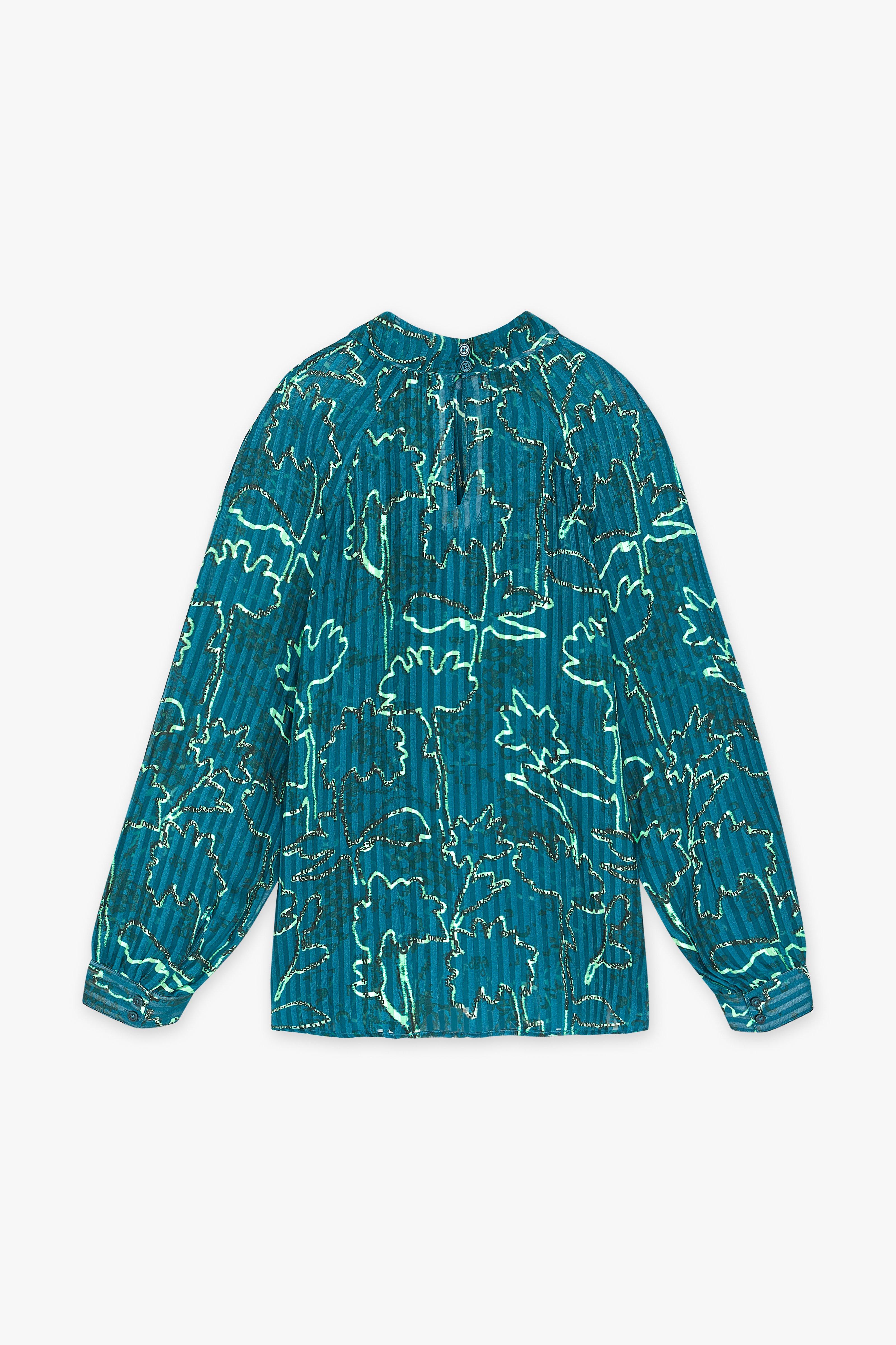 CKS Dames - SHAYNI - blouse short sleeves - dark green