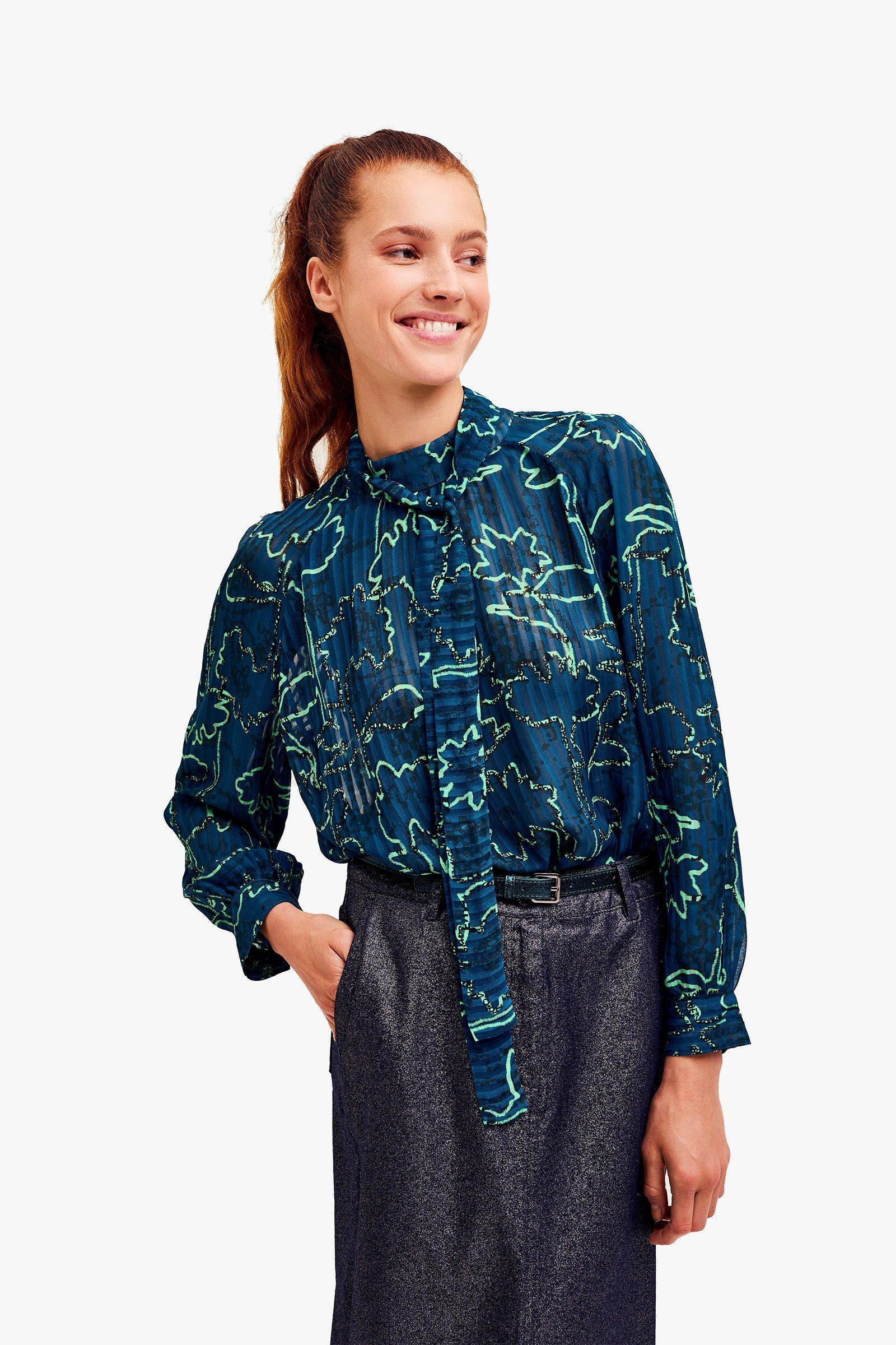 CKS Dames - SHAYNI - blouse short sleeves - dark green