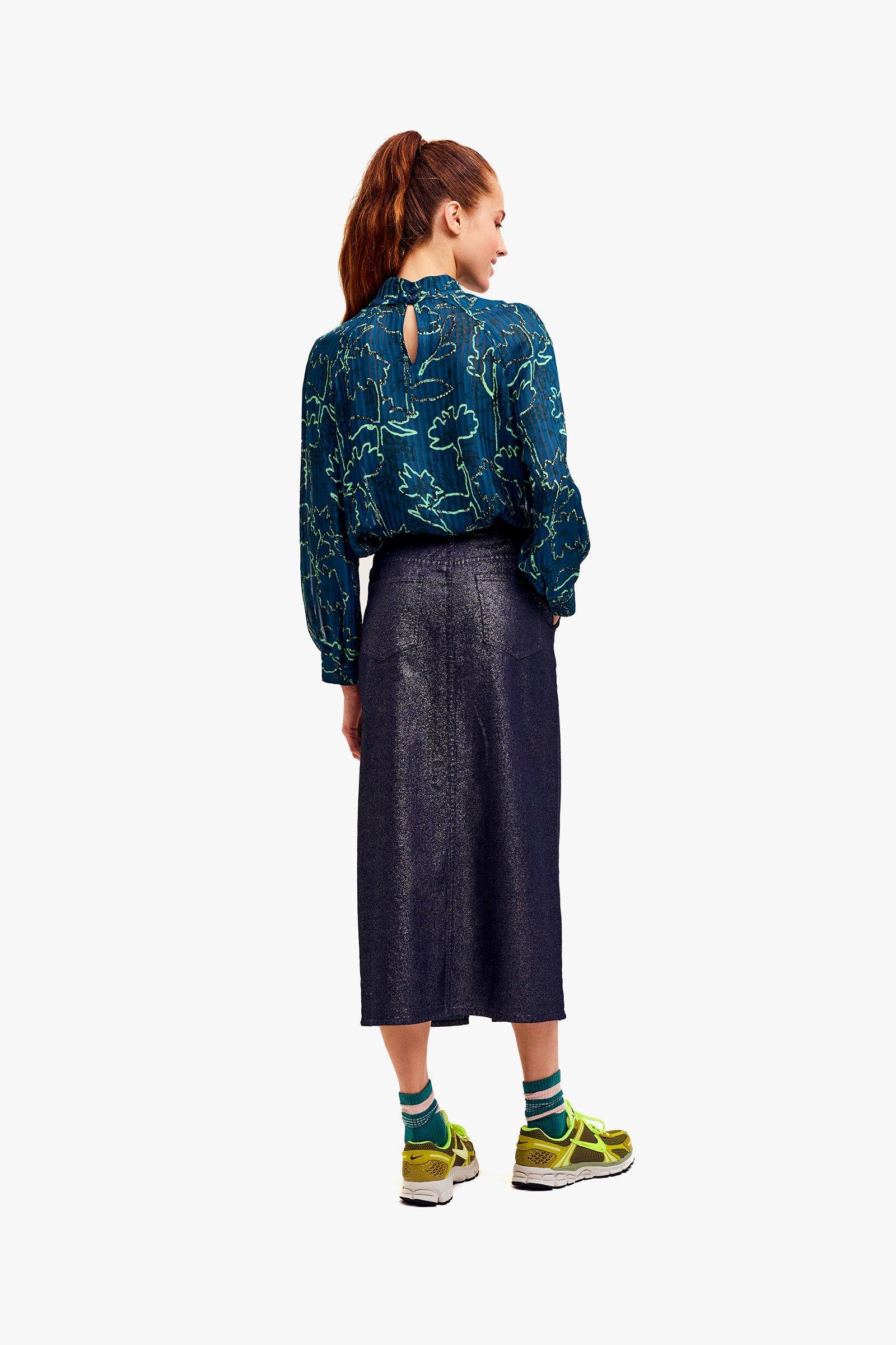 CKS Dames - SHAYNI - blouse short sleeves - dark green