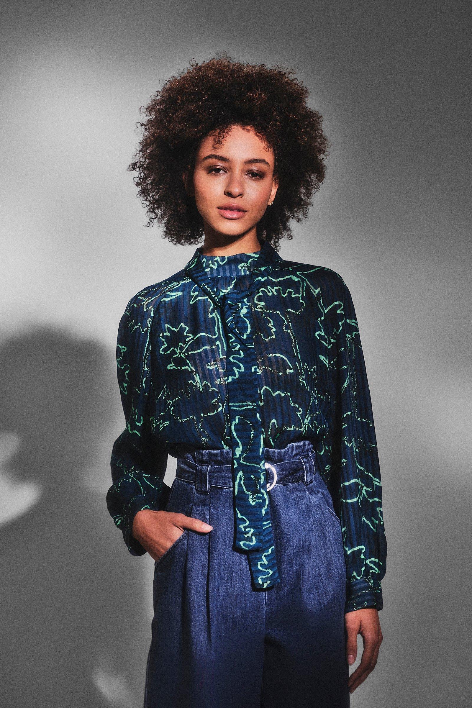 CKS Dames - SHAYNI - blouse short sleeves - dark green