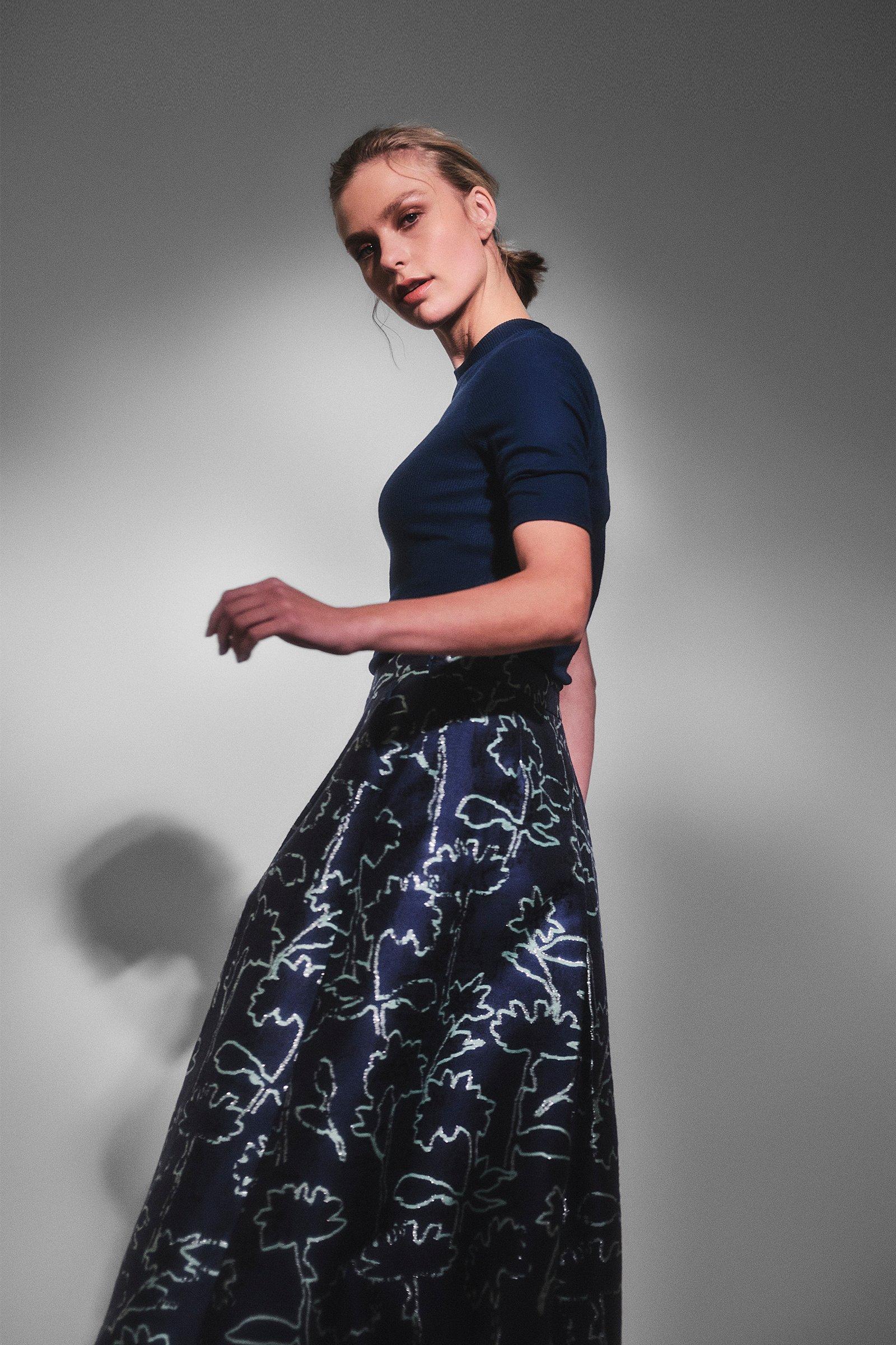 CKS Dames - SKAMILLA - midirok - khaki