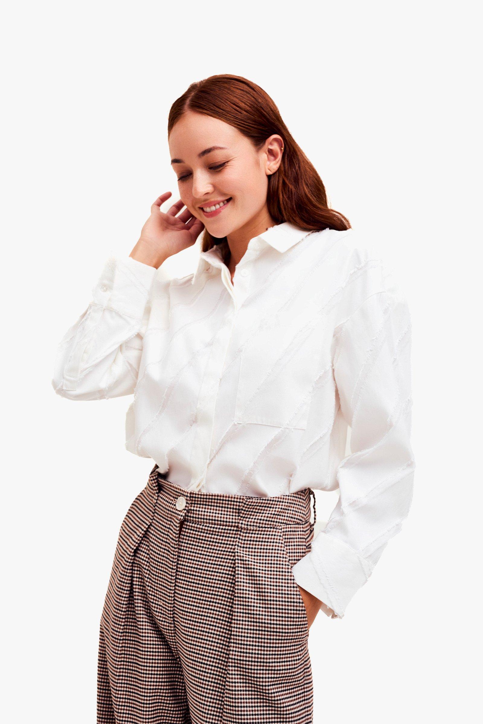 CKS Dames - SUPERS - blouse short sleeves - white