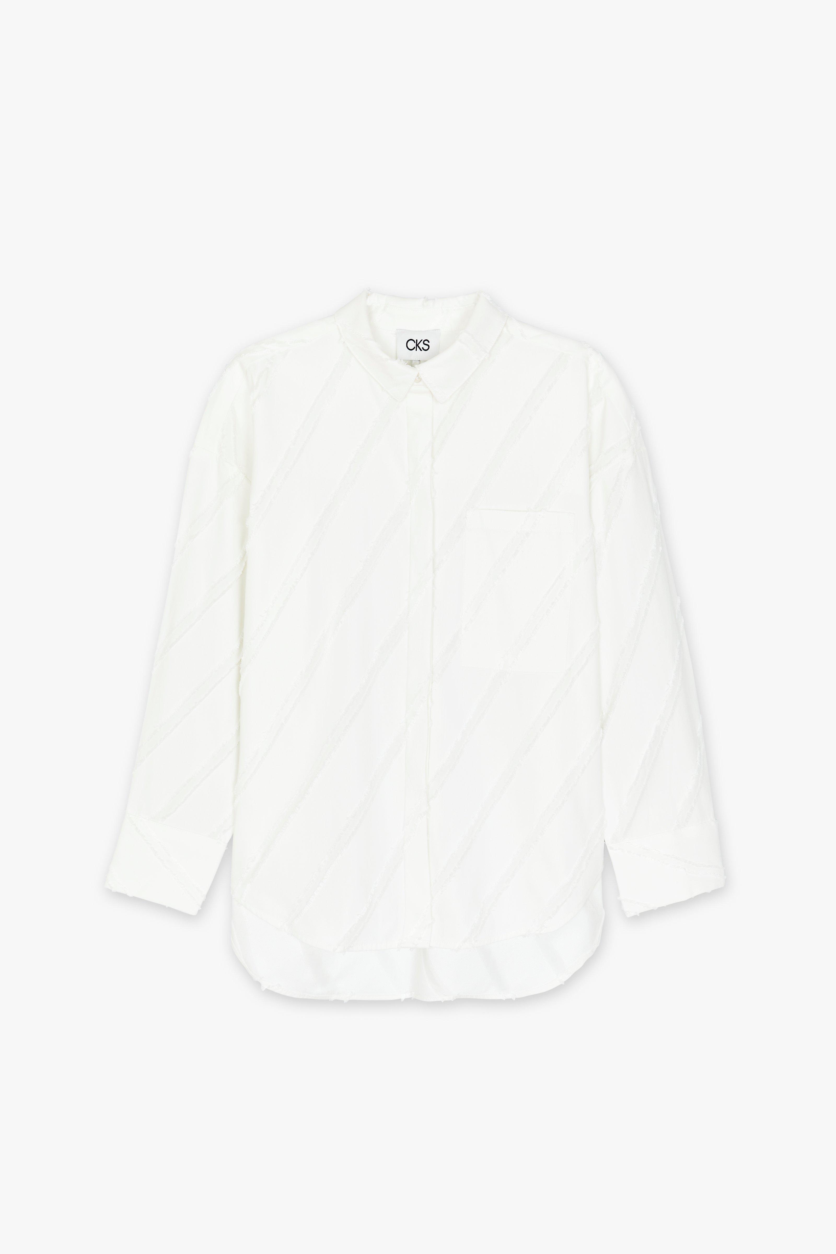 CKS Dames - SUPERS - blouse short sleeves - white