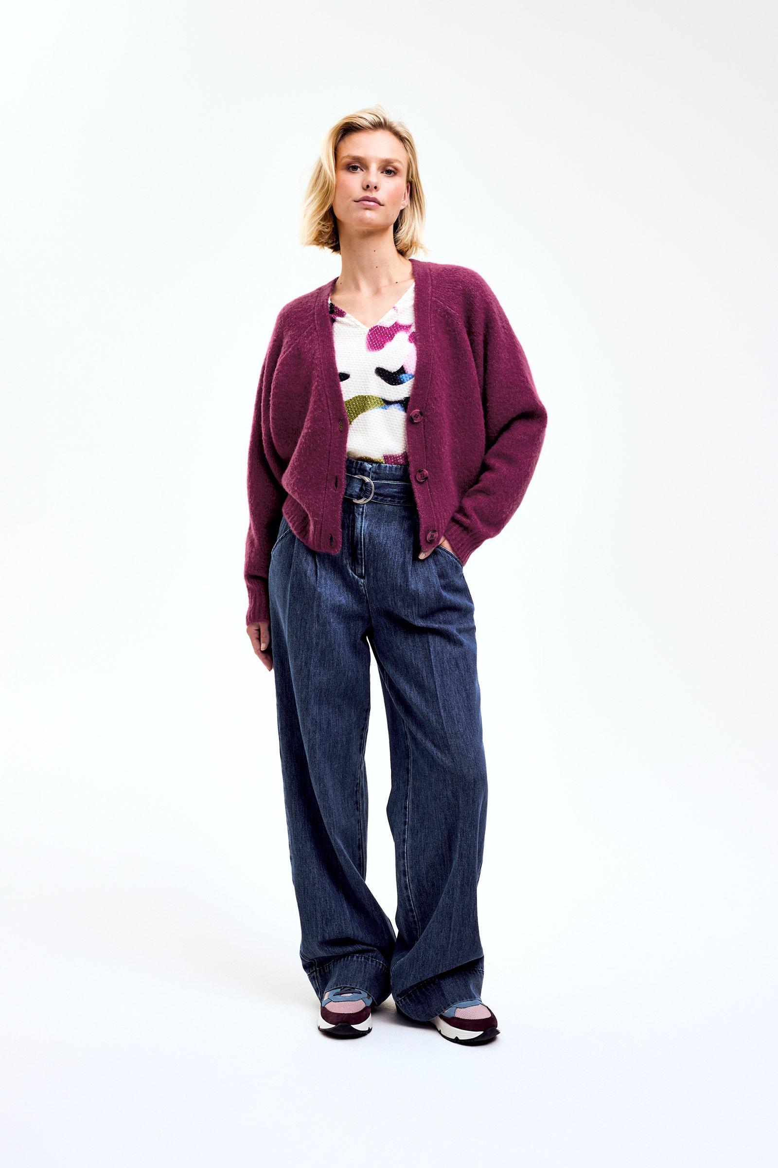 CKS Dames - COUNTRY - Strickjacke - Rot