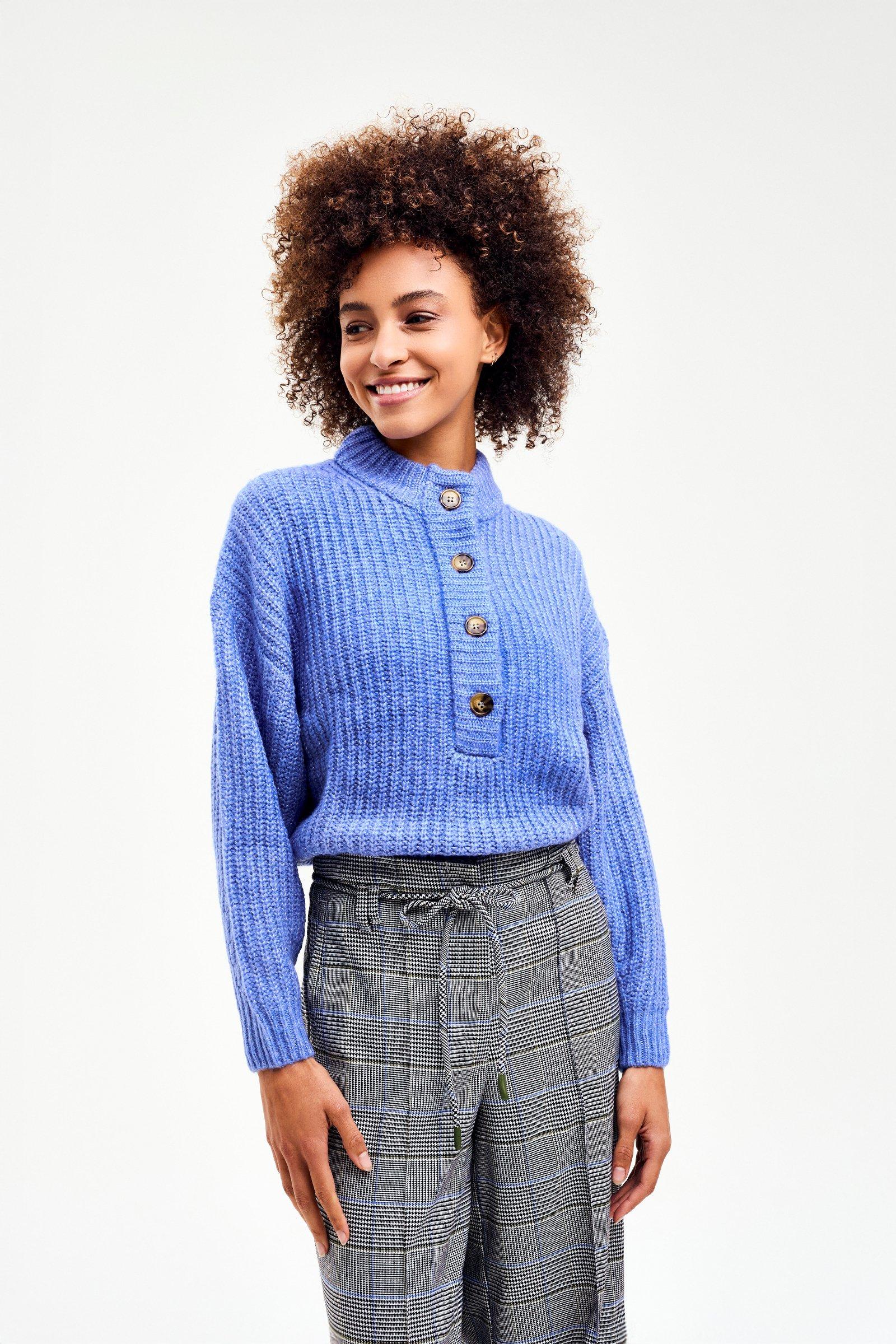 CKS Dames - PILOTA - Pullover - Blau
