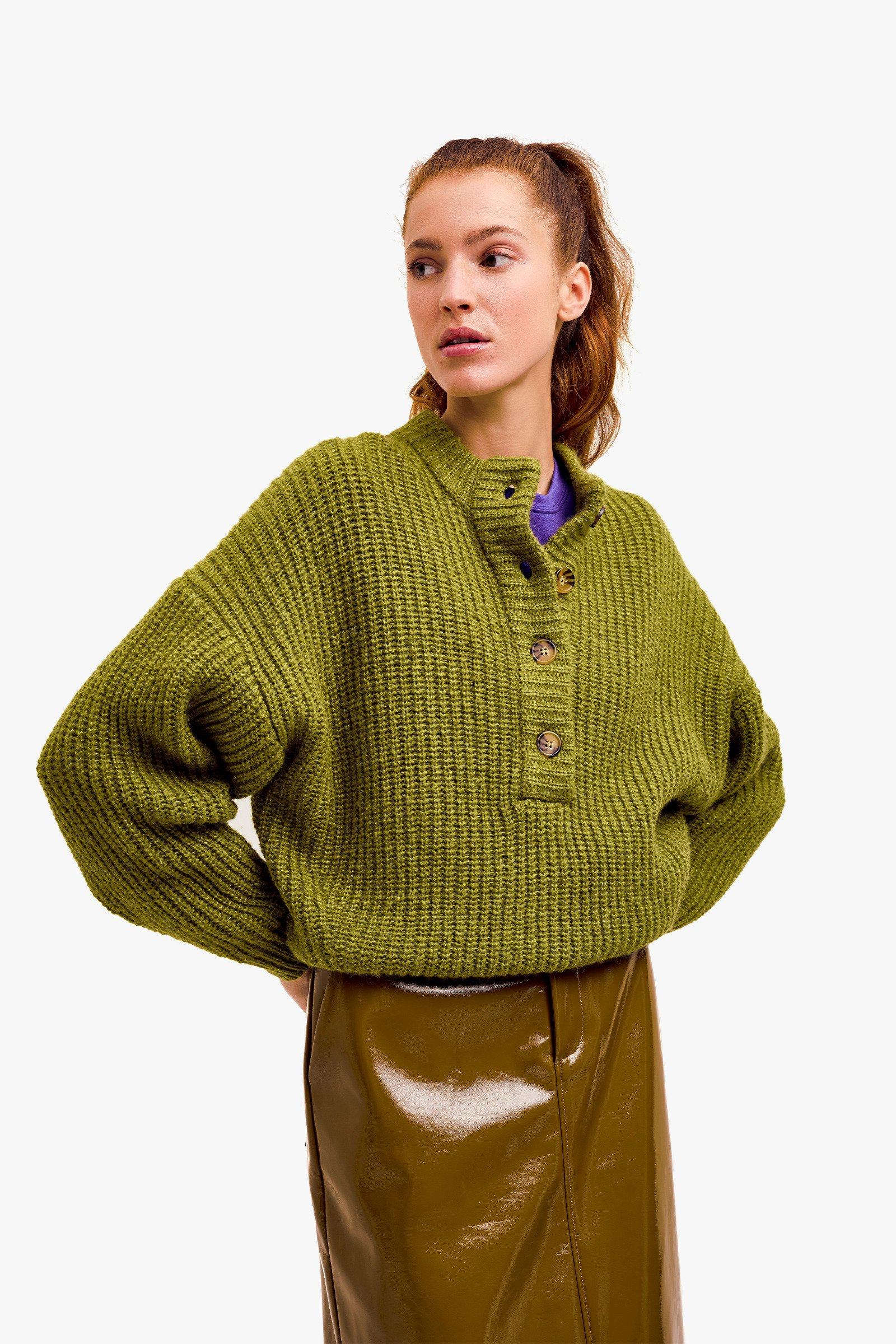 CKS Dames - PILOTA - pullover - green