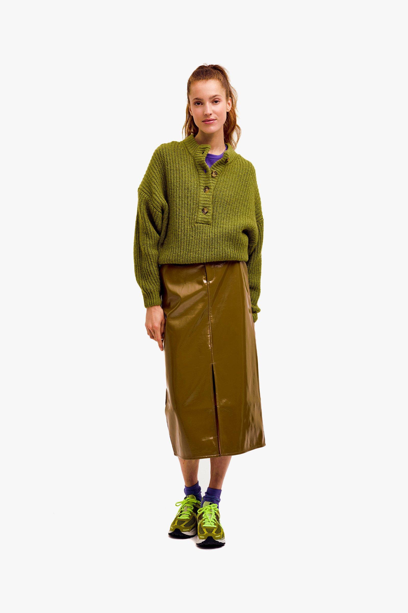 CKS Dames - PILOTA - trui - khaki