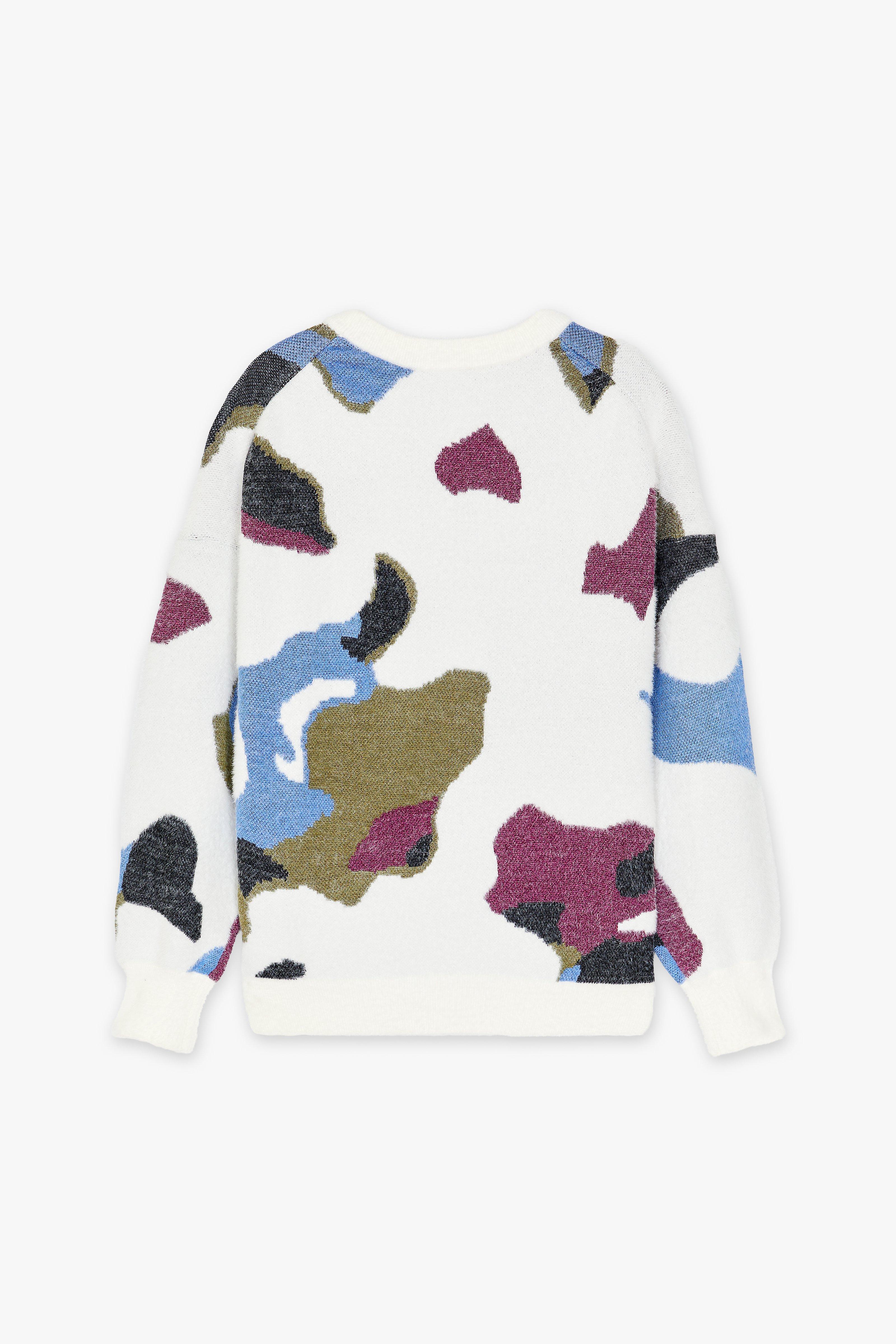 CKS Dames - PUZZLE - pullover - blanc