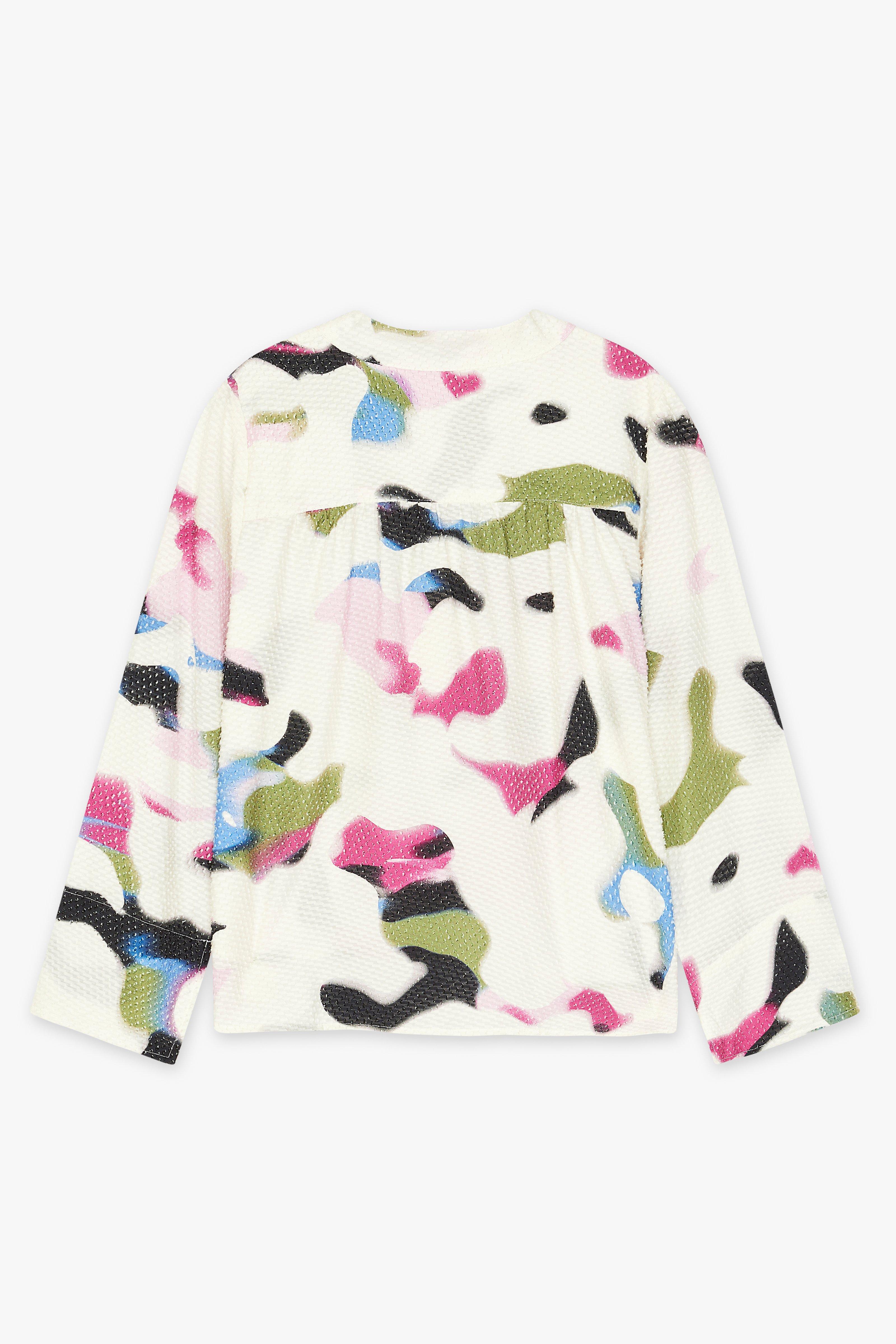 CKS Dames - SALEDO - blouse korte mouwen - wit
