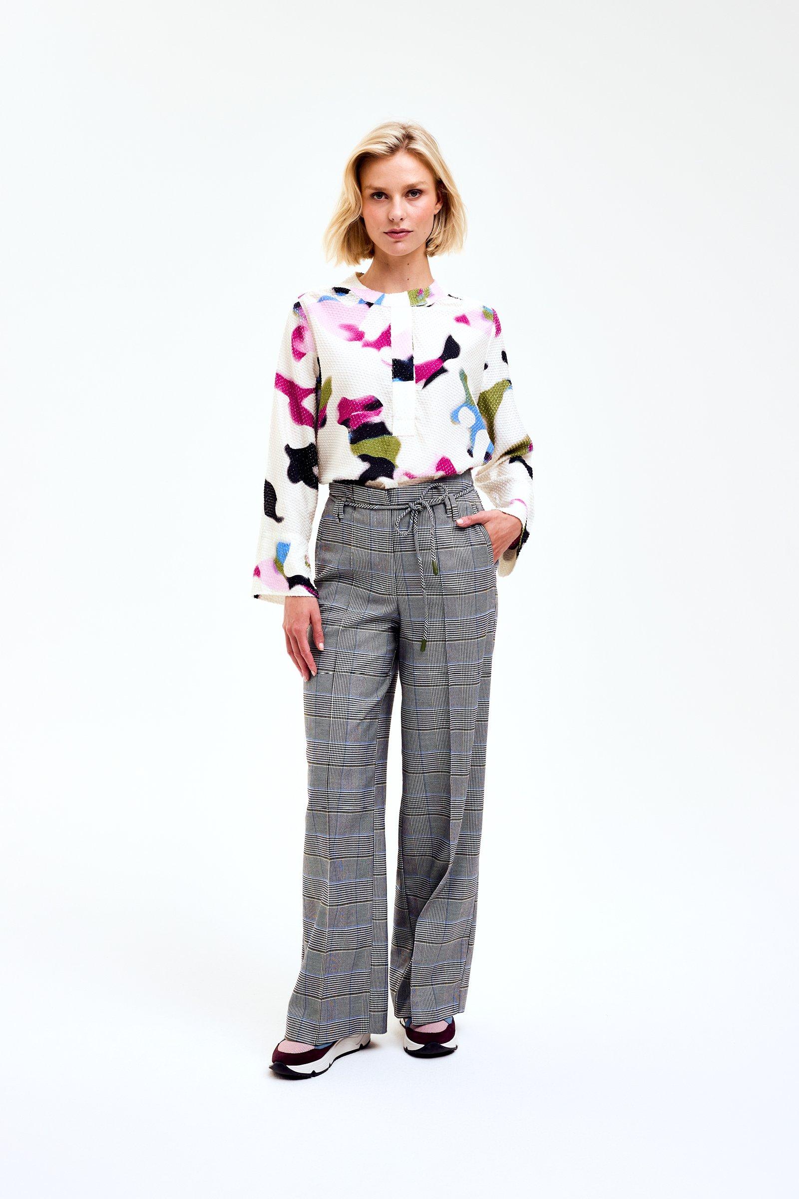 CKS Dames - SALEDO - blouse korte mouwen - wit